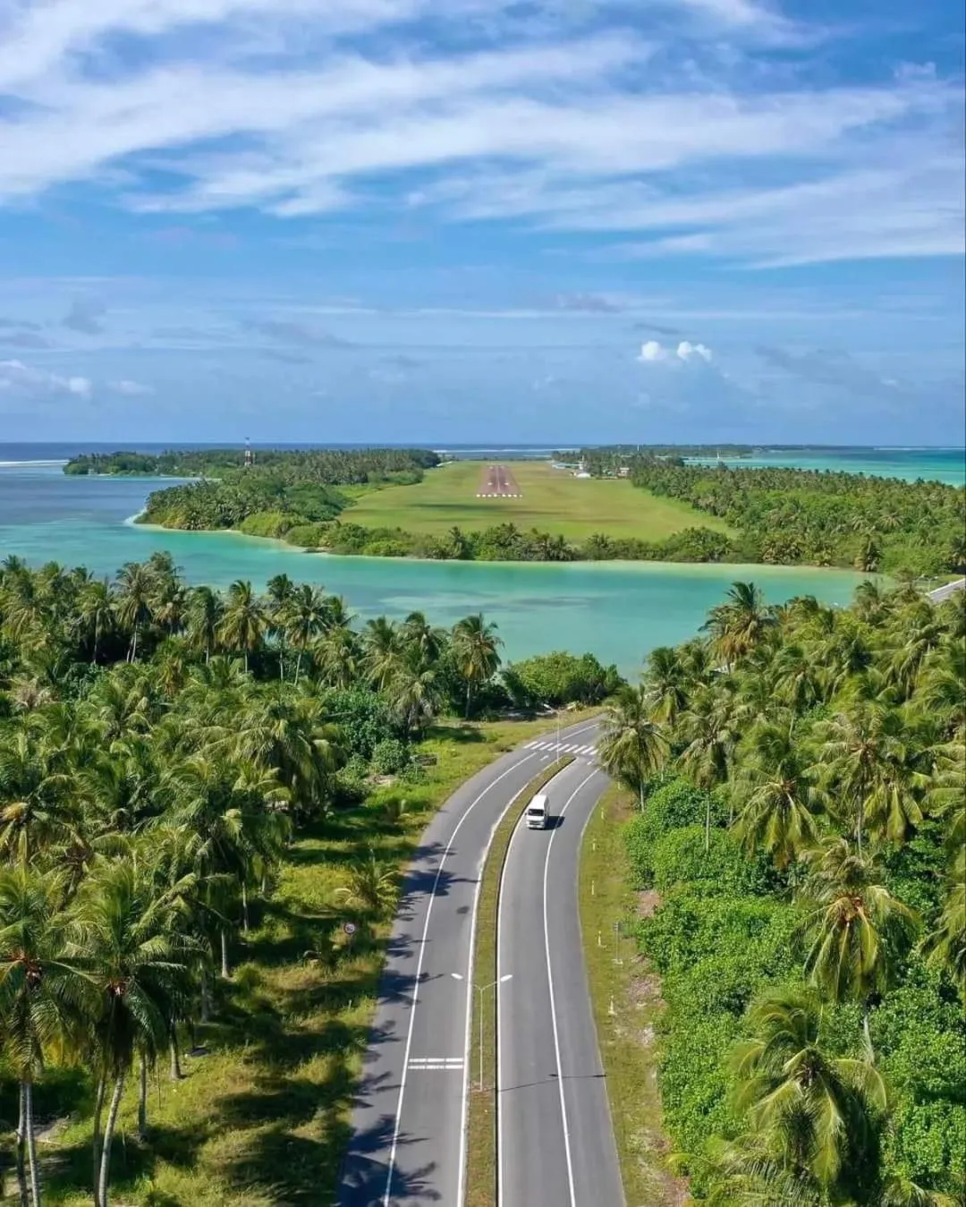 Natural landscape in Long Beach Laamu Hotel