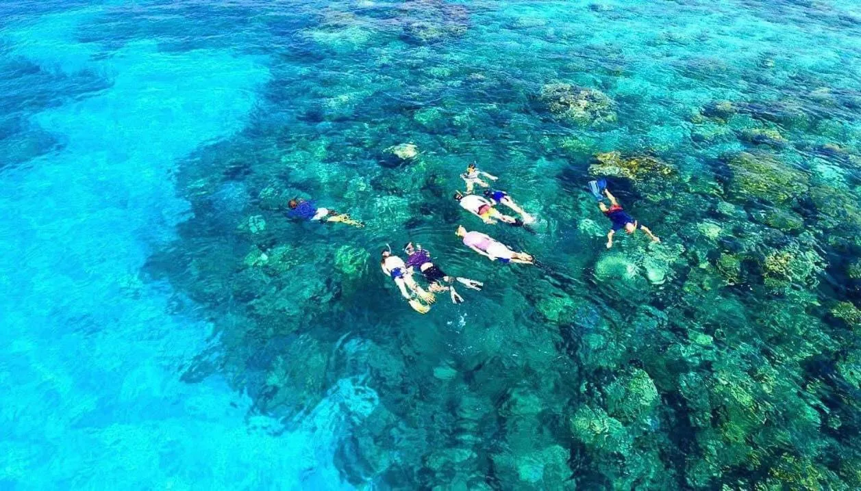 Snorkeling in Long Beach Laamu Hotel