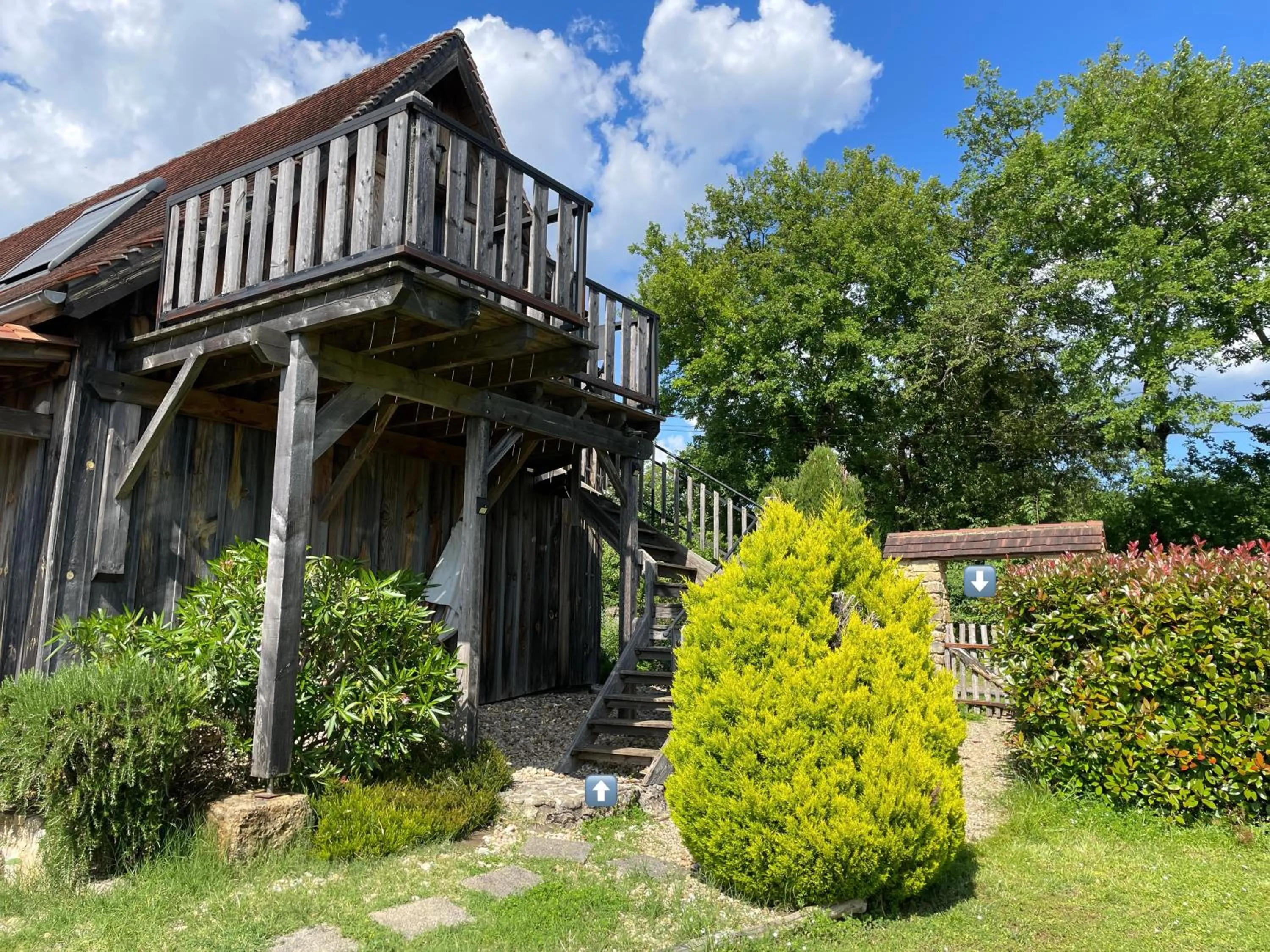 Balcony/Terrace in Le Lion D'Or en PERIGORD