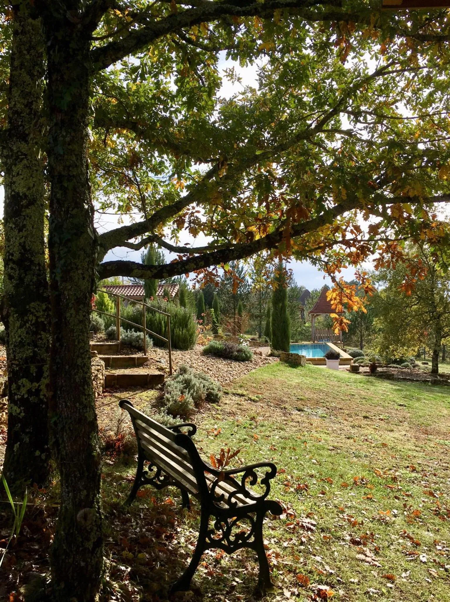 Garden in Le Lion D'Or en PERIGORD