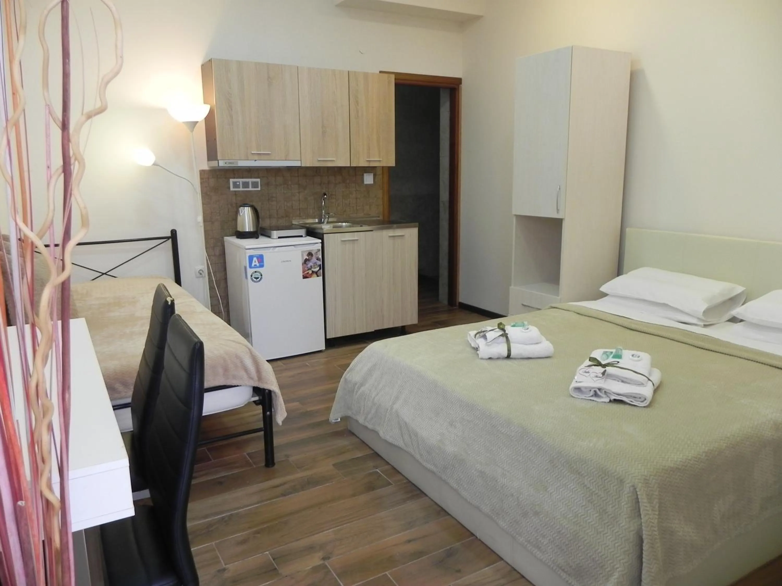 Coffee/tea facilities, Bed in Villa Anna