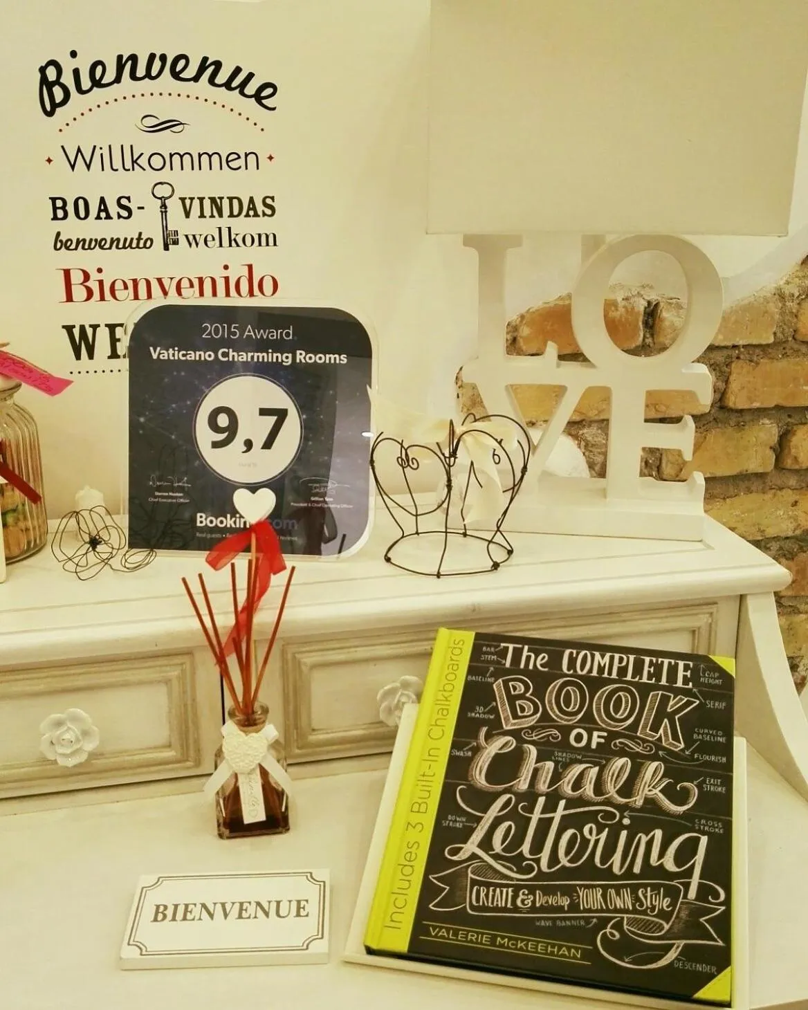 Certificate/Award in Vaticano Charming Rooms