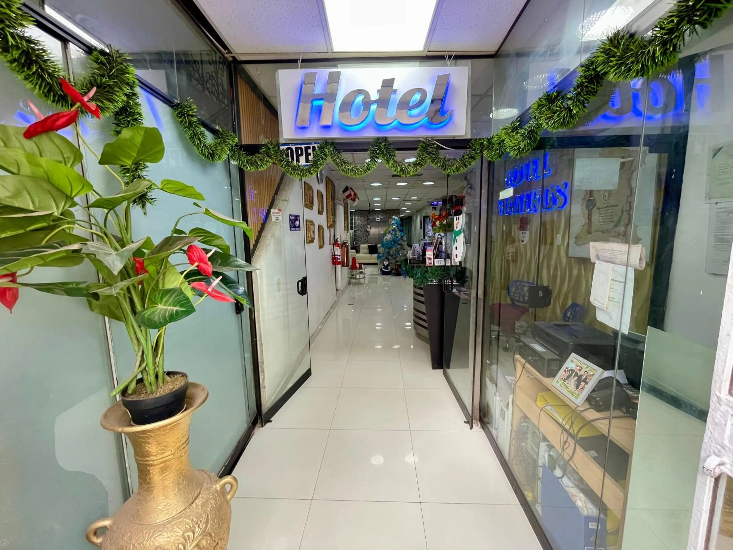 Lobby or reception in Hotel Plateros