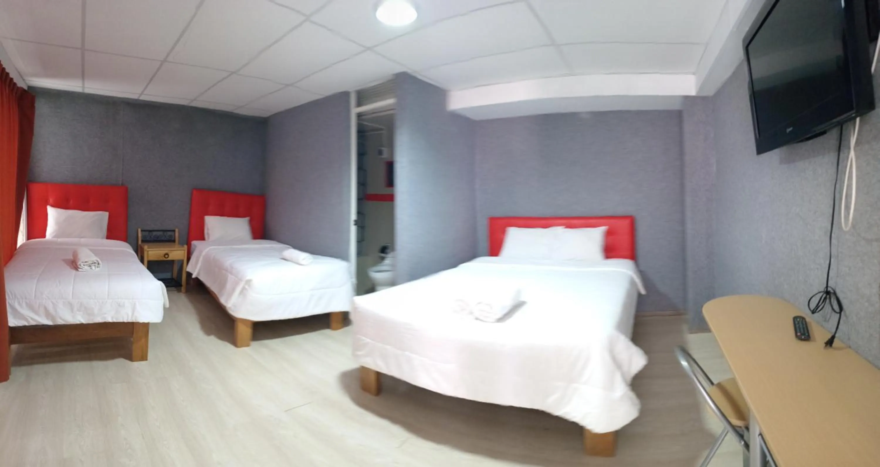 Bed in Hotel Plateros