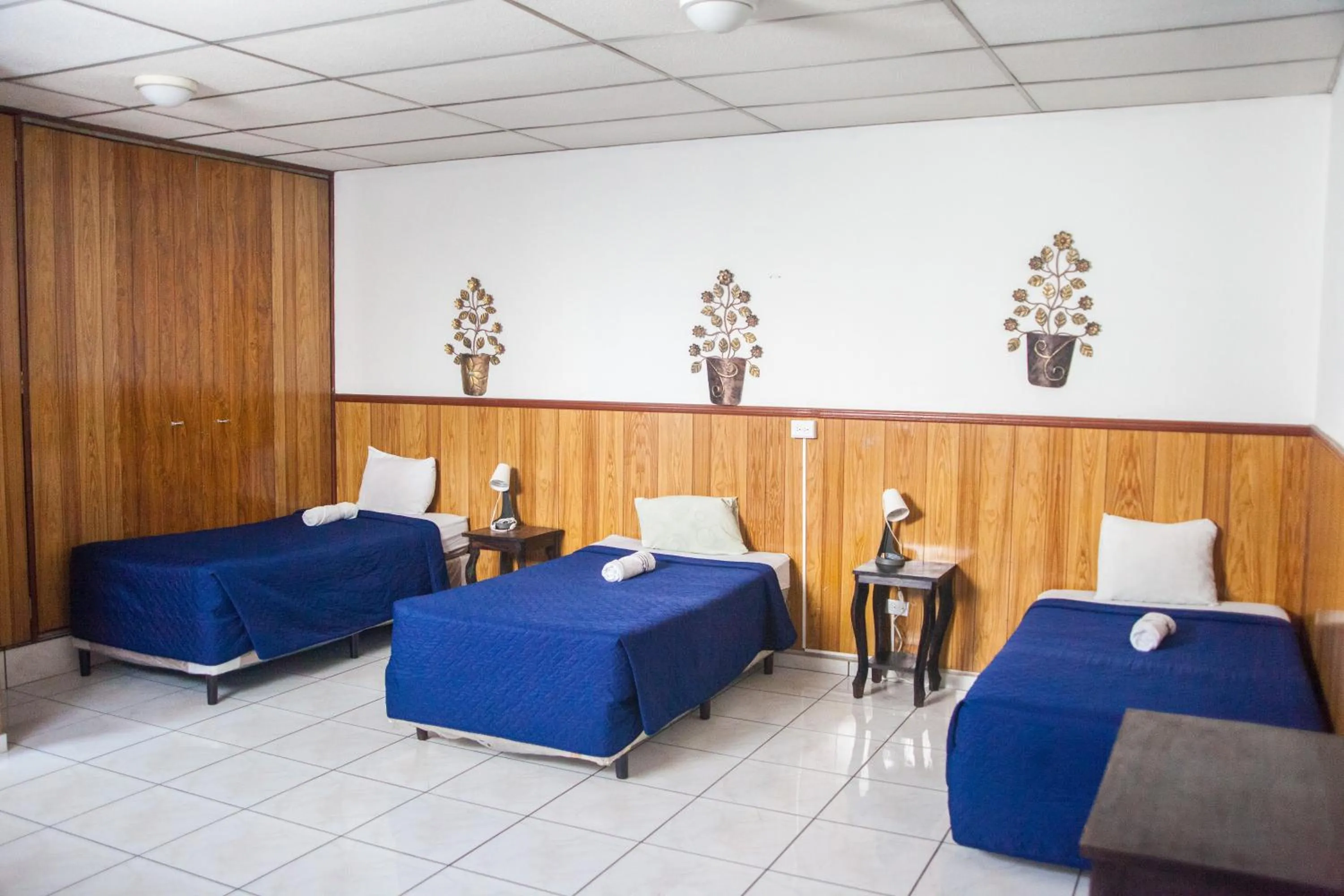 Bed in Hotel Manantiales El Salvador