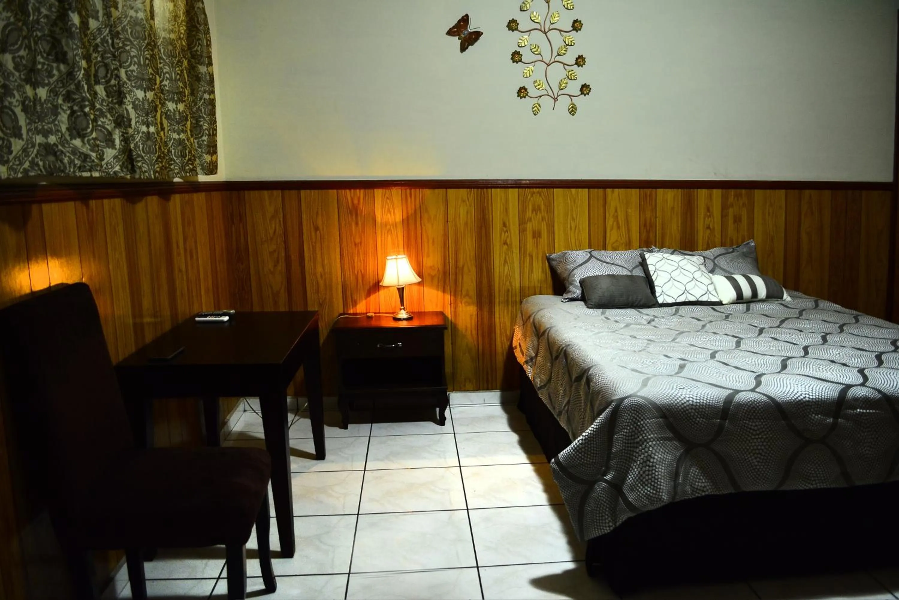 Bed in Hotel Manantiales El Salvador