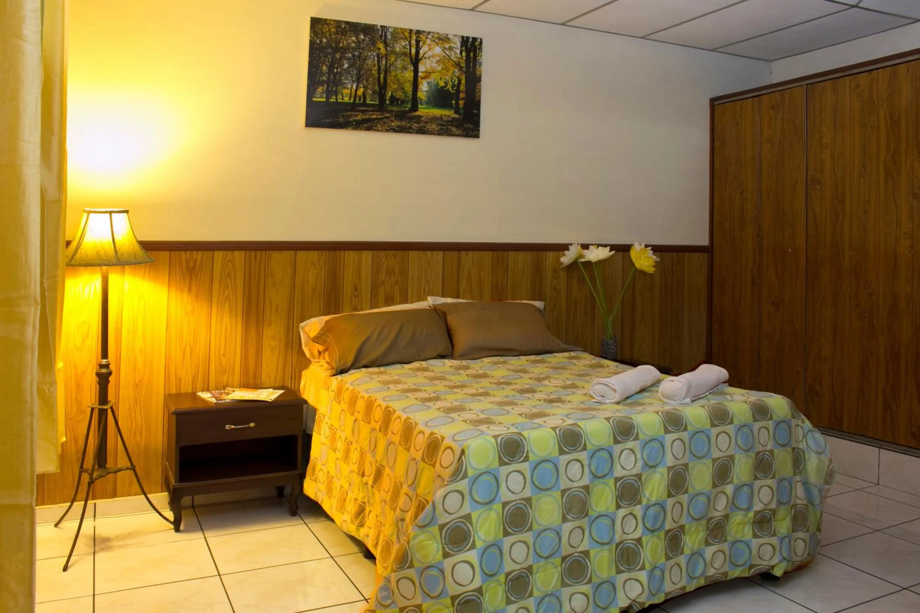 Bed in Hotel Manantiales El Salvador