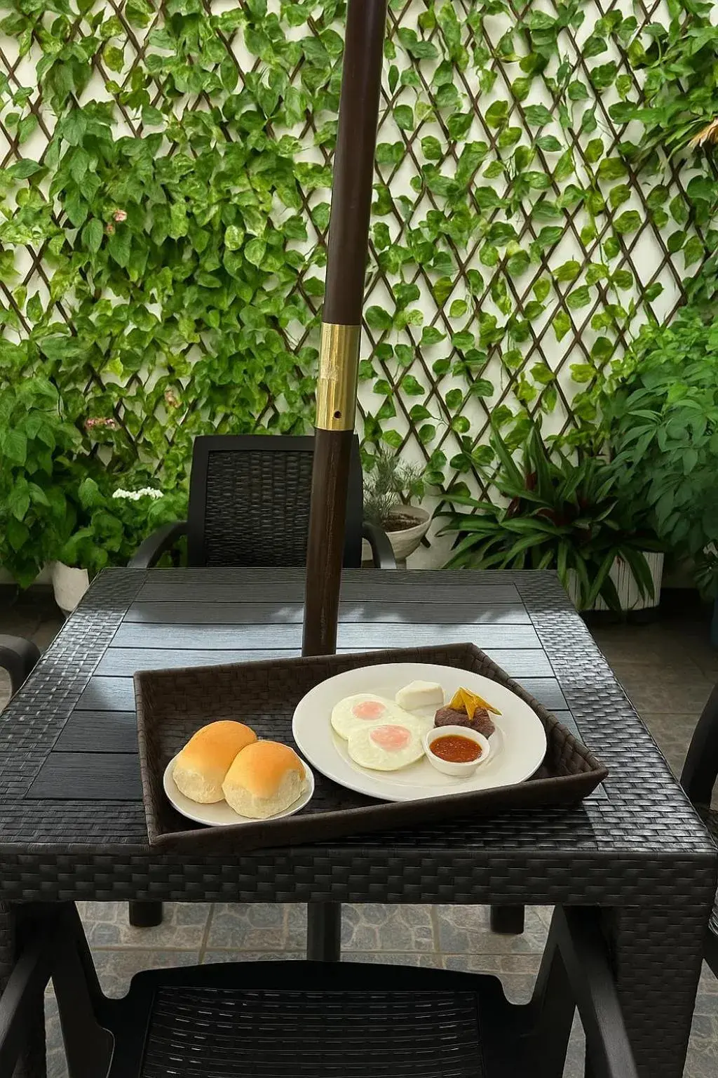 Breakfast in Hotel Manantiales El Salvador Breakfast in Hotel Manantiales El Salvador