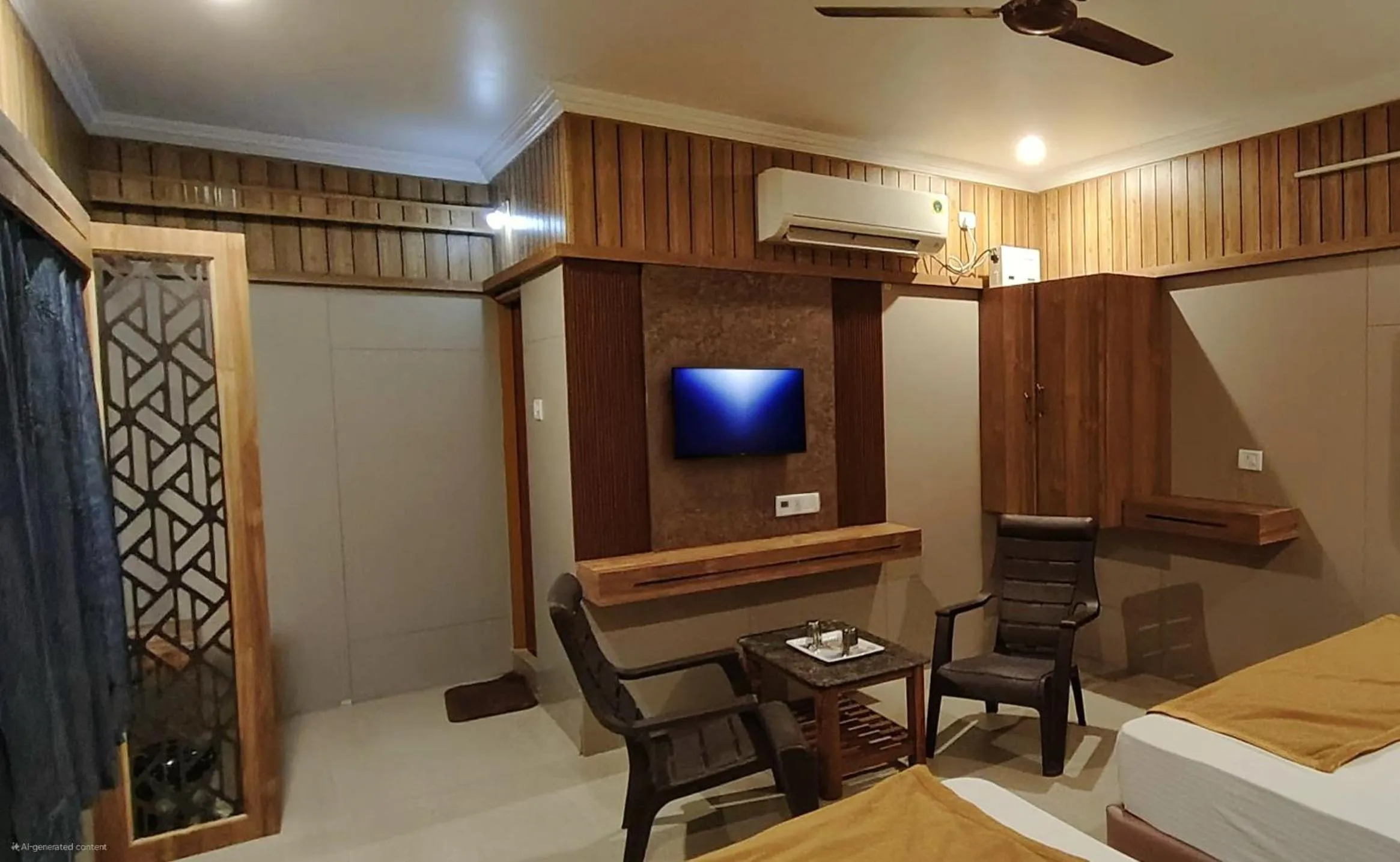 Bed in Hotel Govindh Heights