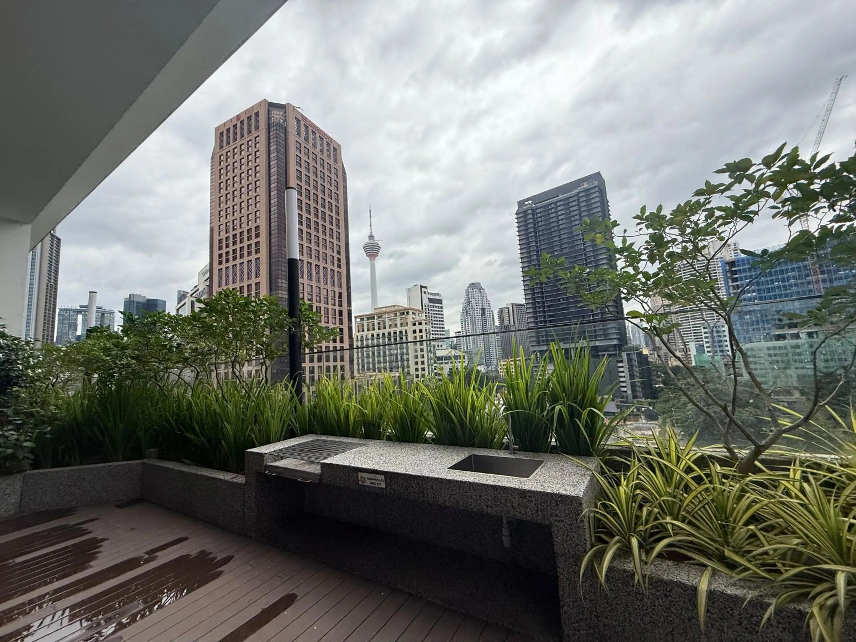 BBQ facilities in Quill Residences Exclusive Suites KLCC