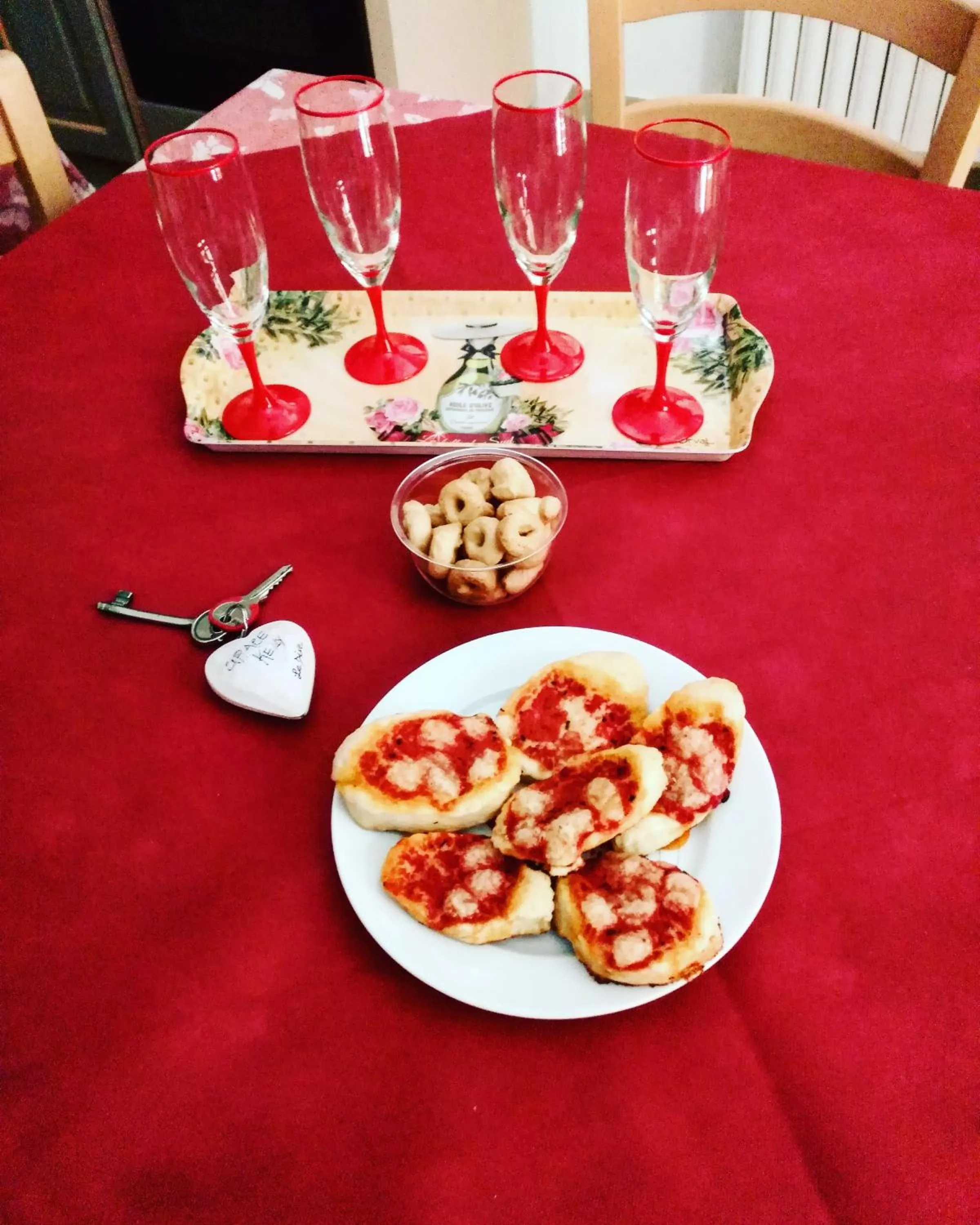 Food and drinks in B&B Le Dive