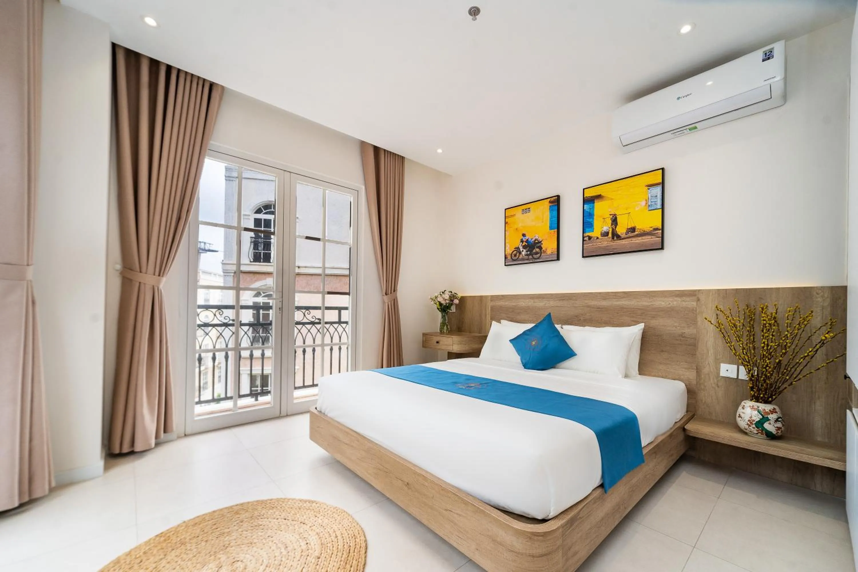 Bed in Novus Sol Hotel & Apartment Sunset Town Phu Quoc
