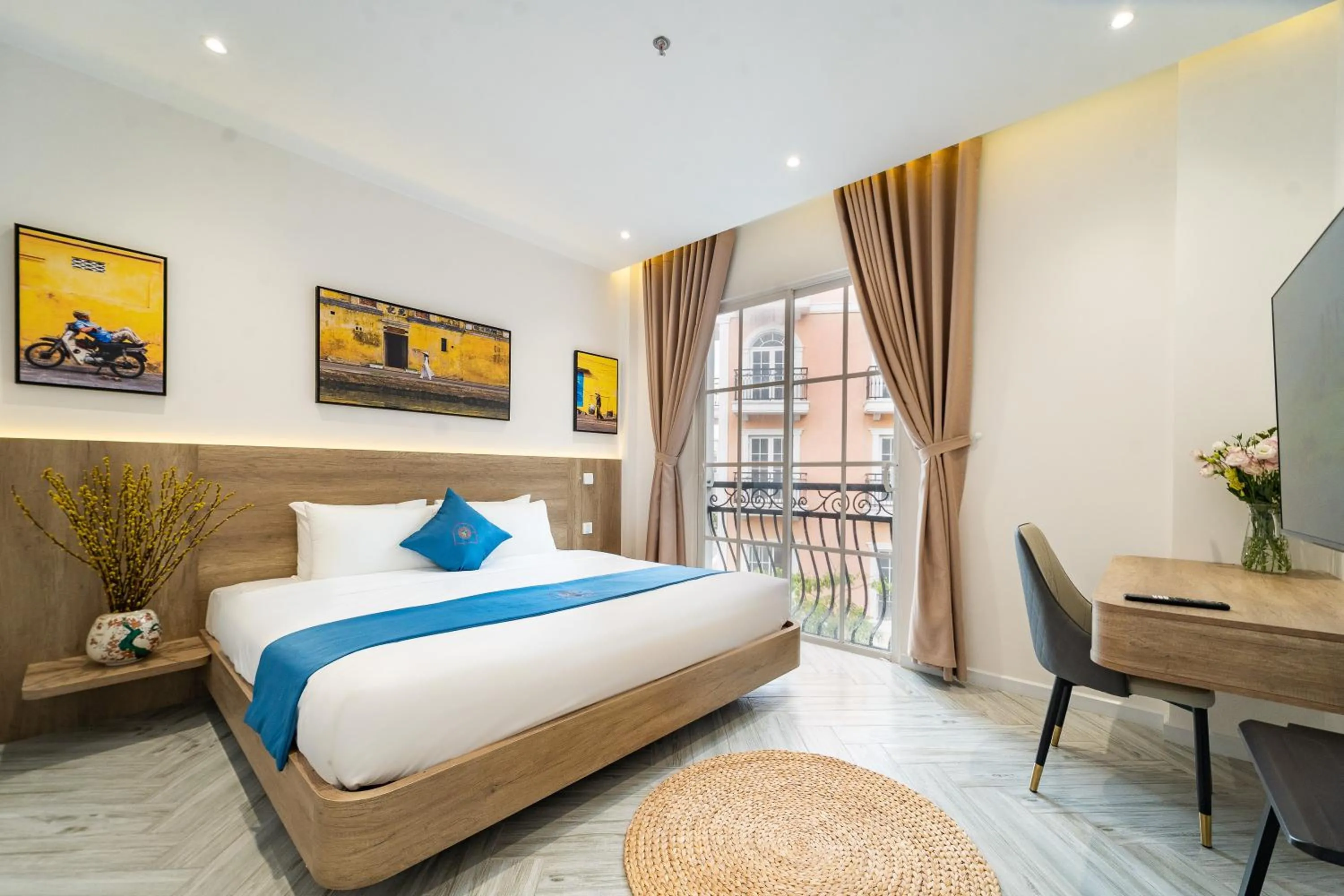 Bed in Novus Sol Hotel & Apartment Sunset Town Phu Quoc