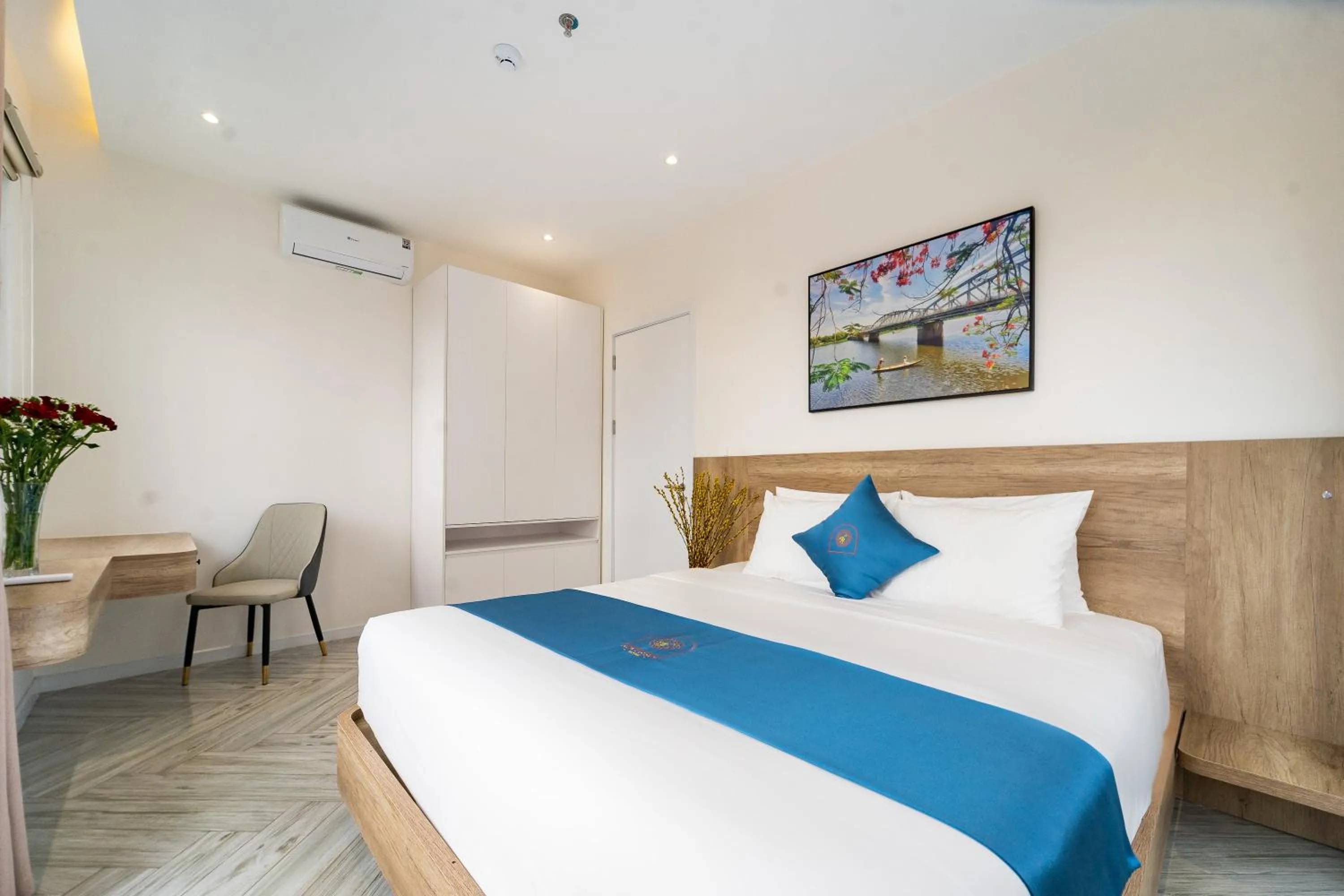 Bed in Novus Sol Hotel & Apartment Sunset Town Phu Quoc