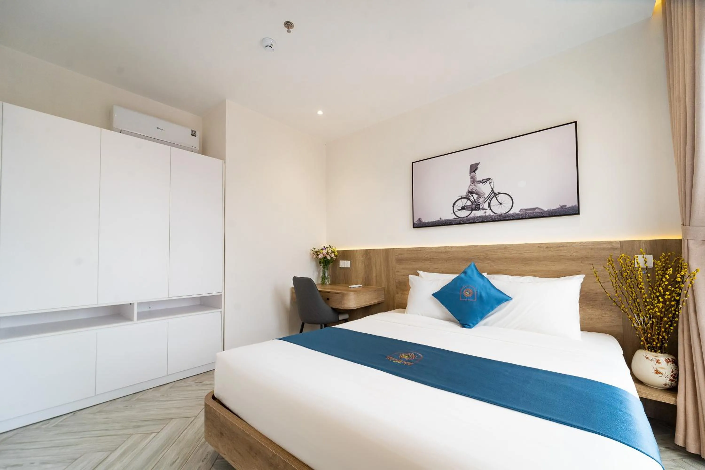Bed in Novus Sol Hotel & Apartment Sunset Town Phu Quoc