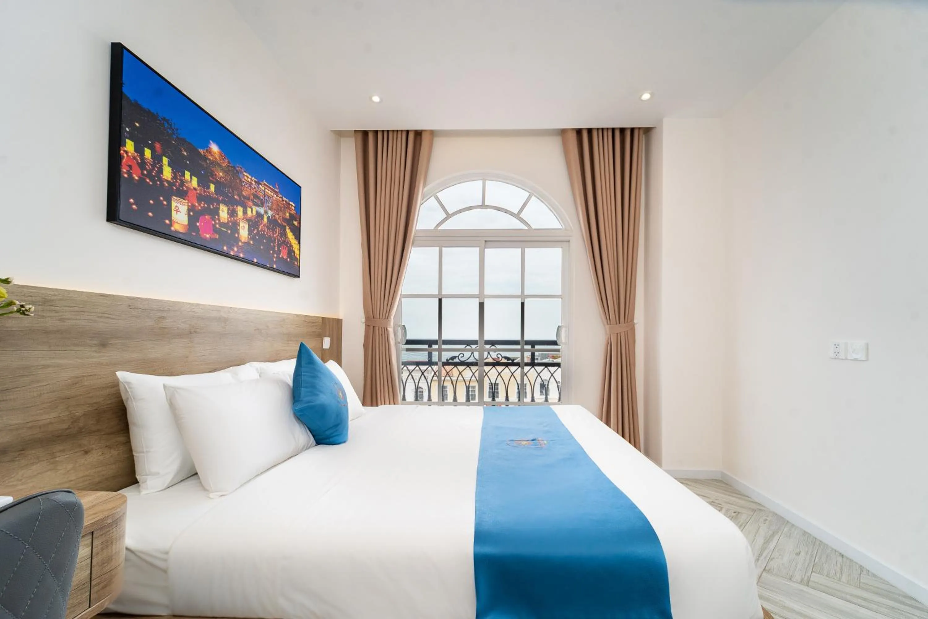 Bedroom, Bed in Novus Sol Hotel & Apartment Sunset Town Phu Quoc