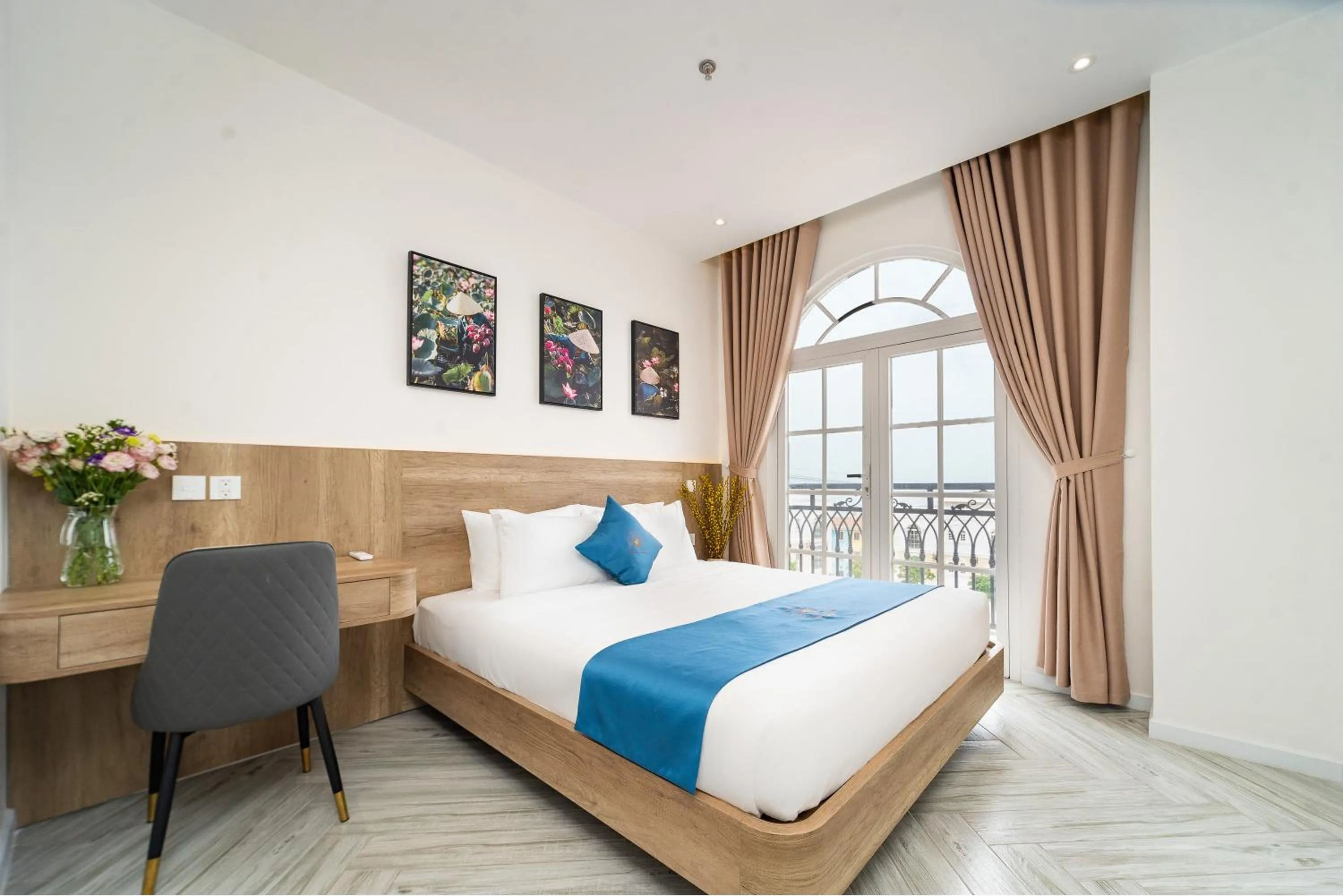 Bed in Novus Sol Hotel & Apartment Sunset Town Phu Quoc