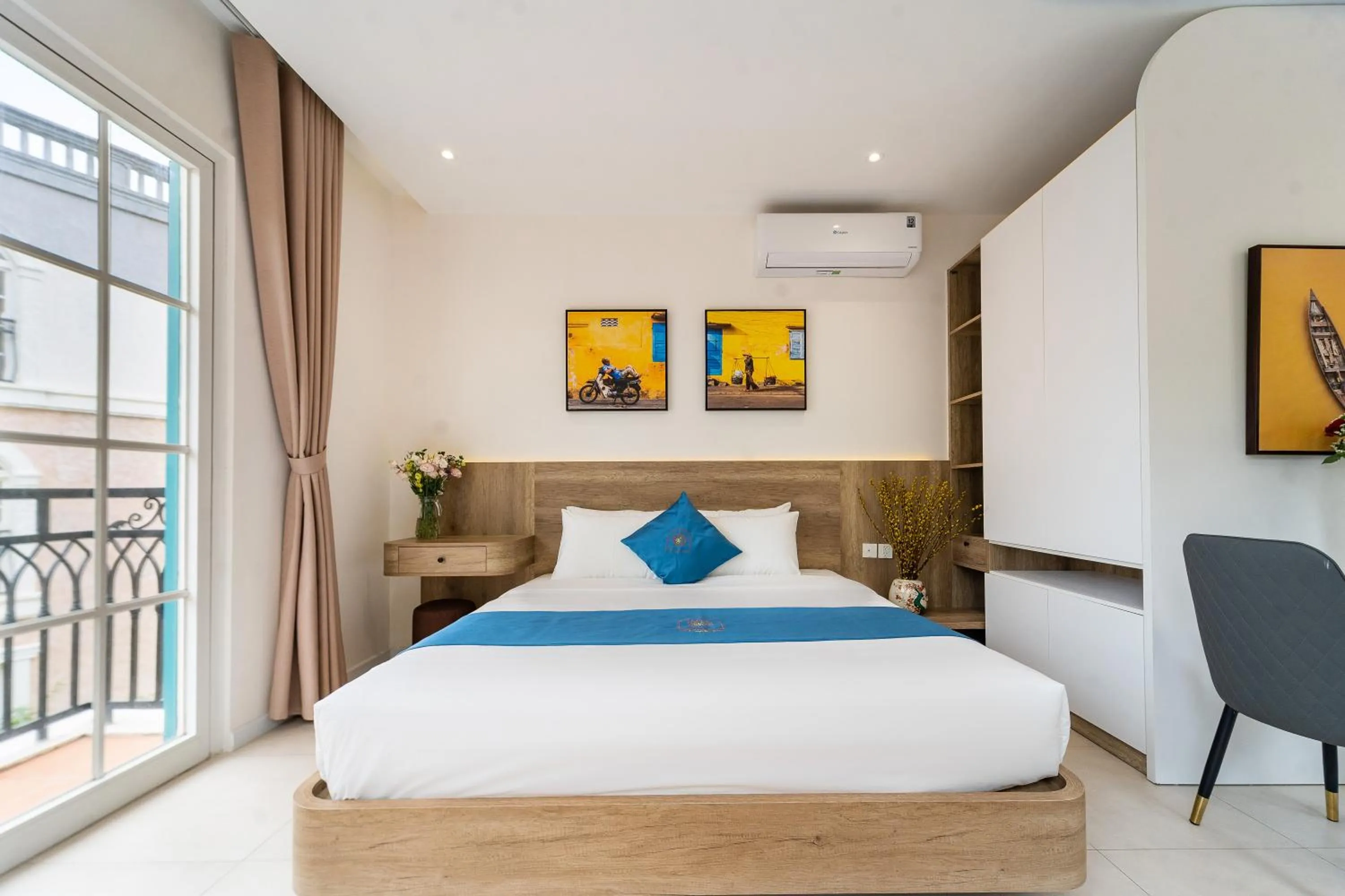 Bed in Novus Sol Hotel & Apartment Sunset Town Phu Quoc