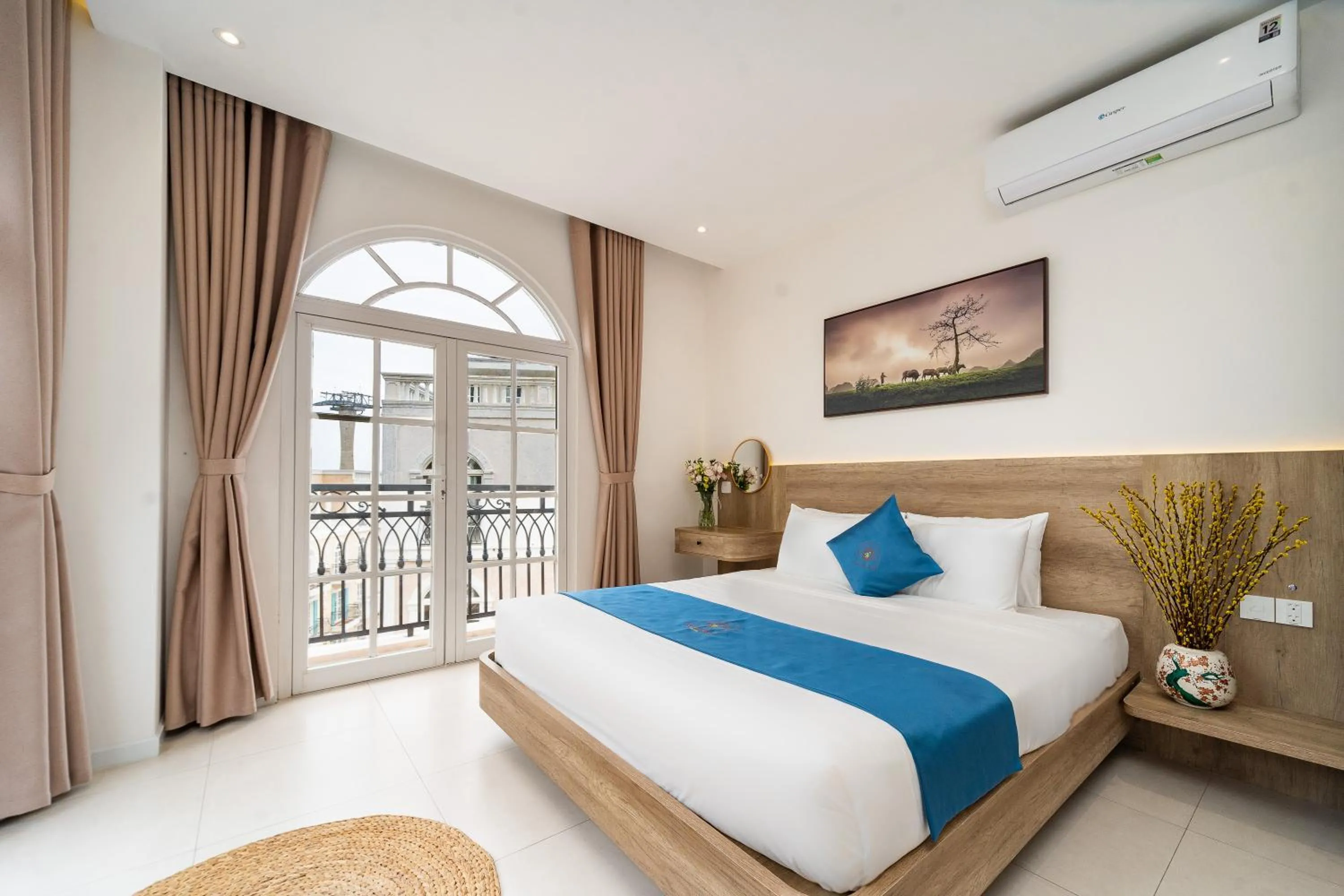 Bed in Novus Sol Hotel & Apartment Sunset Town Phu Quoc