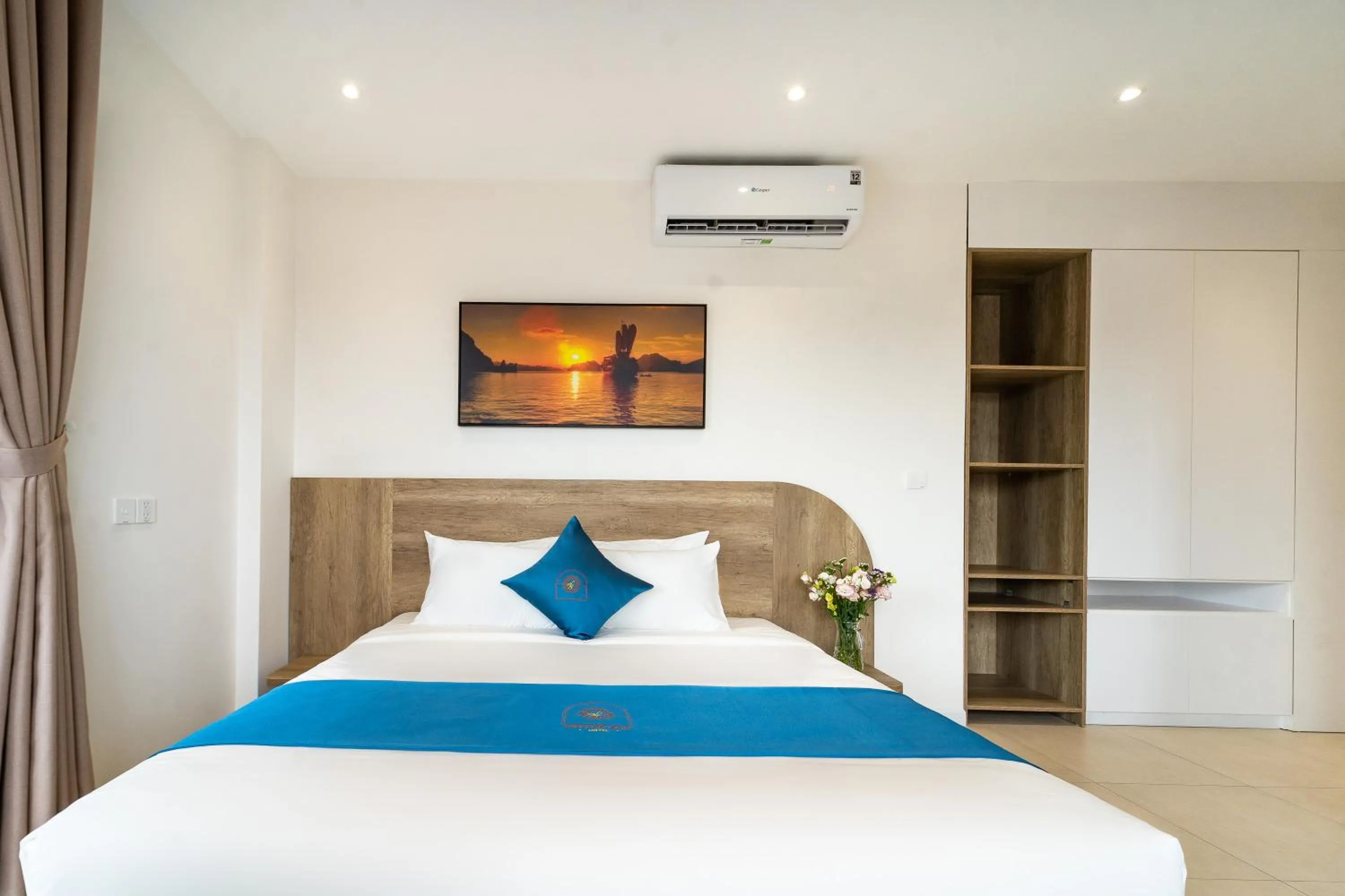 Bed in Novus Sol Hotel & Apartment Sunset Town Phu Quoc