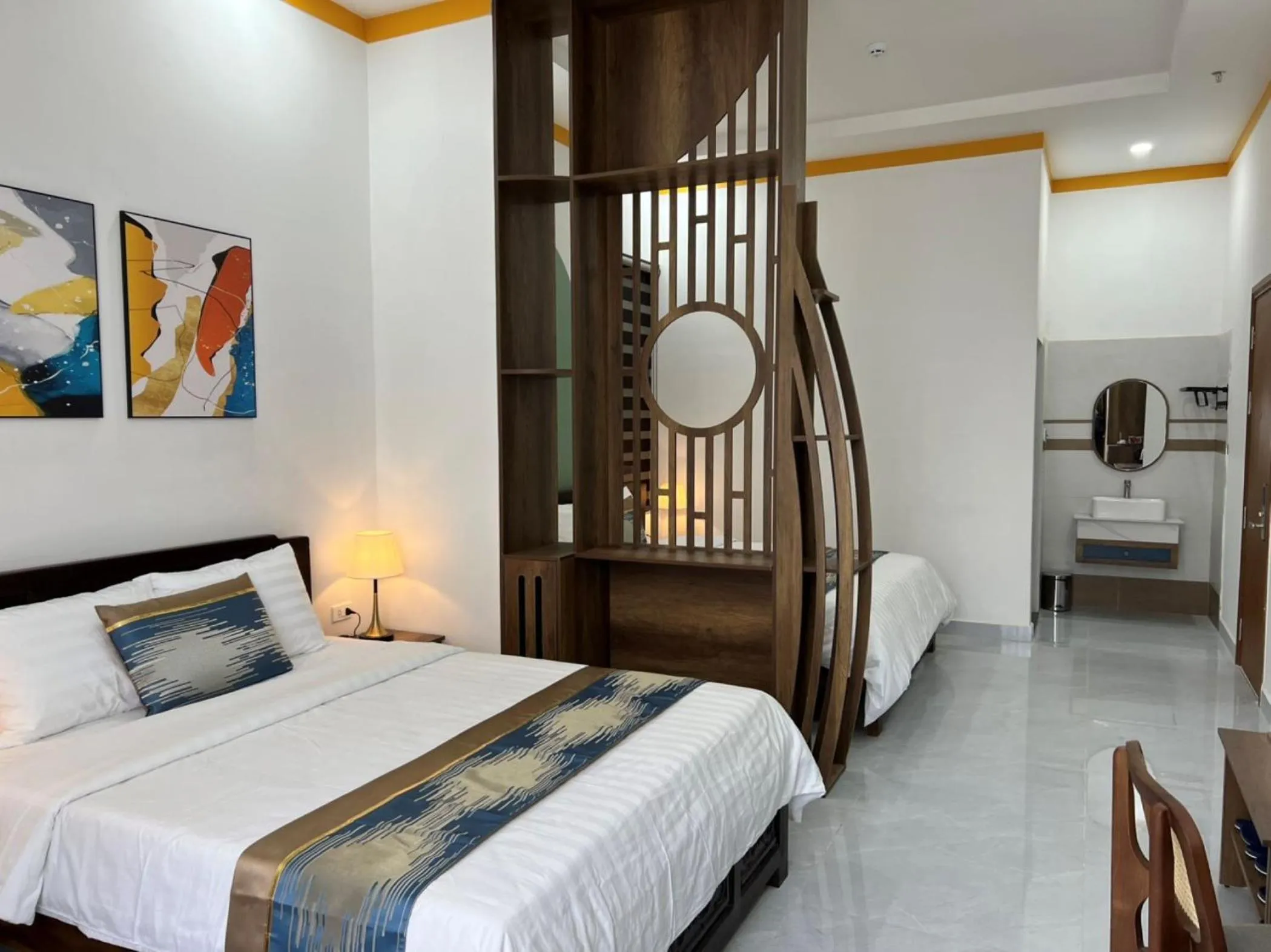 Photo of the whole room, Bed in ORCHID Hotel