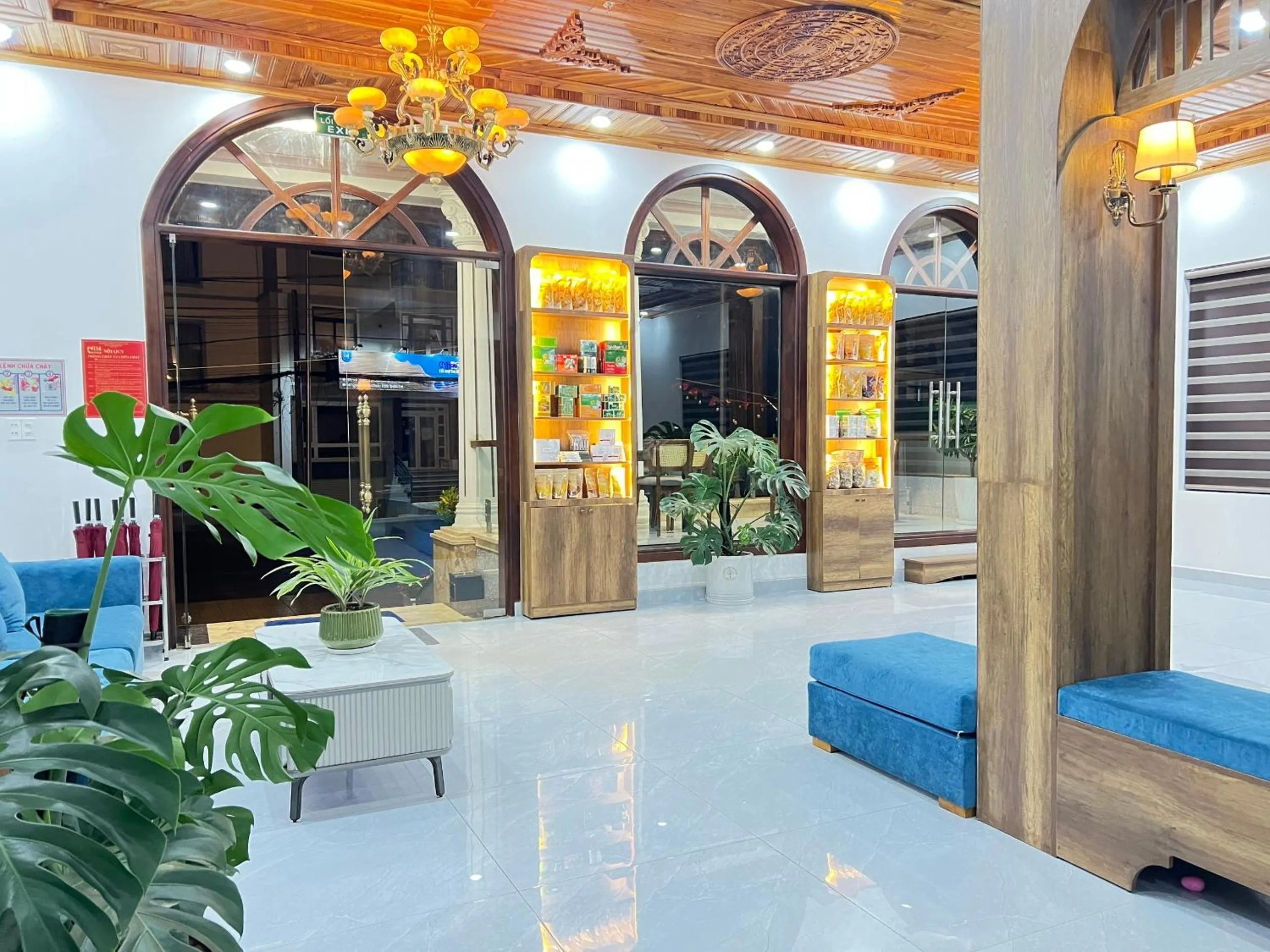 Seating area in ORCHID Hotel