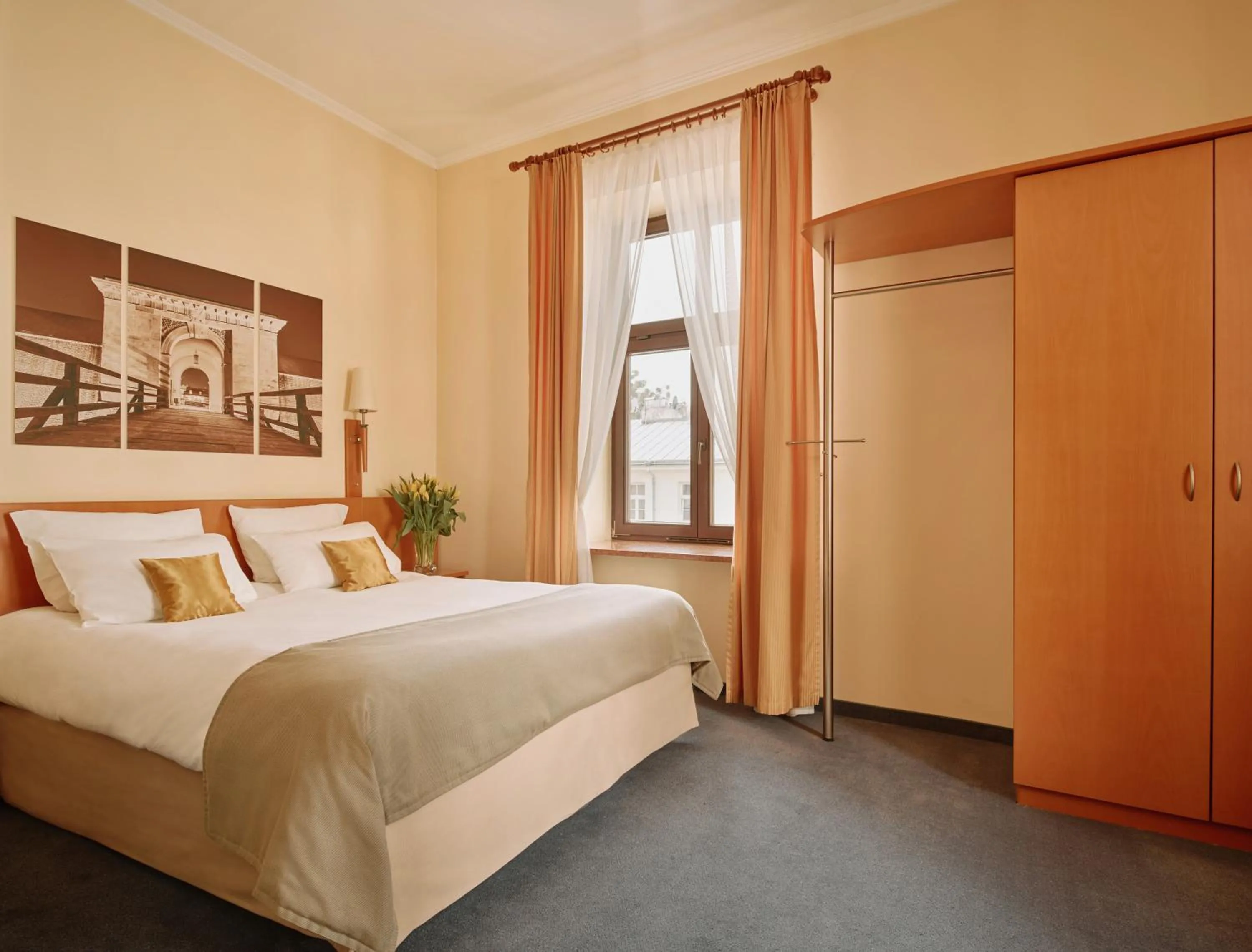 Bed in Hotel Zamojski