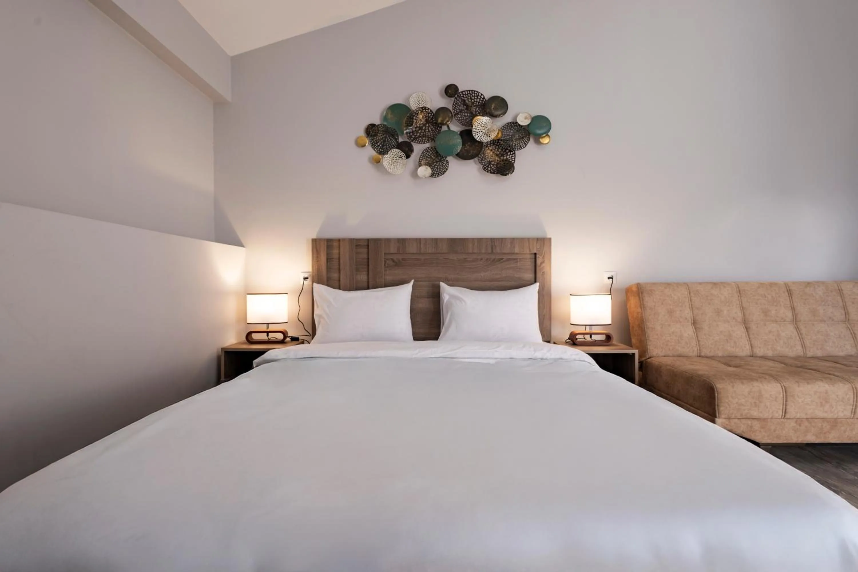 Bed in Horizon Hotel, Yerevan