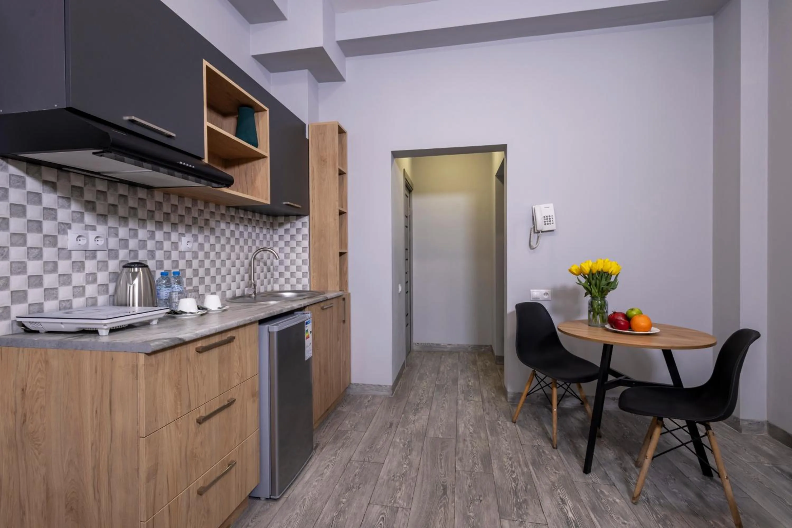 Kitchen or kitchenette in Horizon Hotel, Yerevan