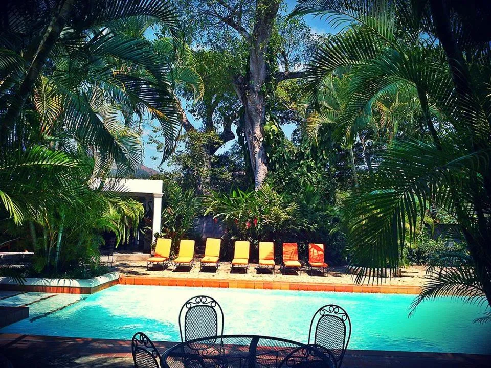 Pool view in Hotel Ciudad Blanca