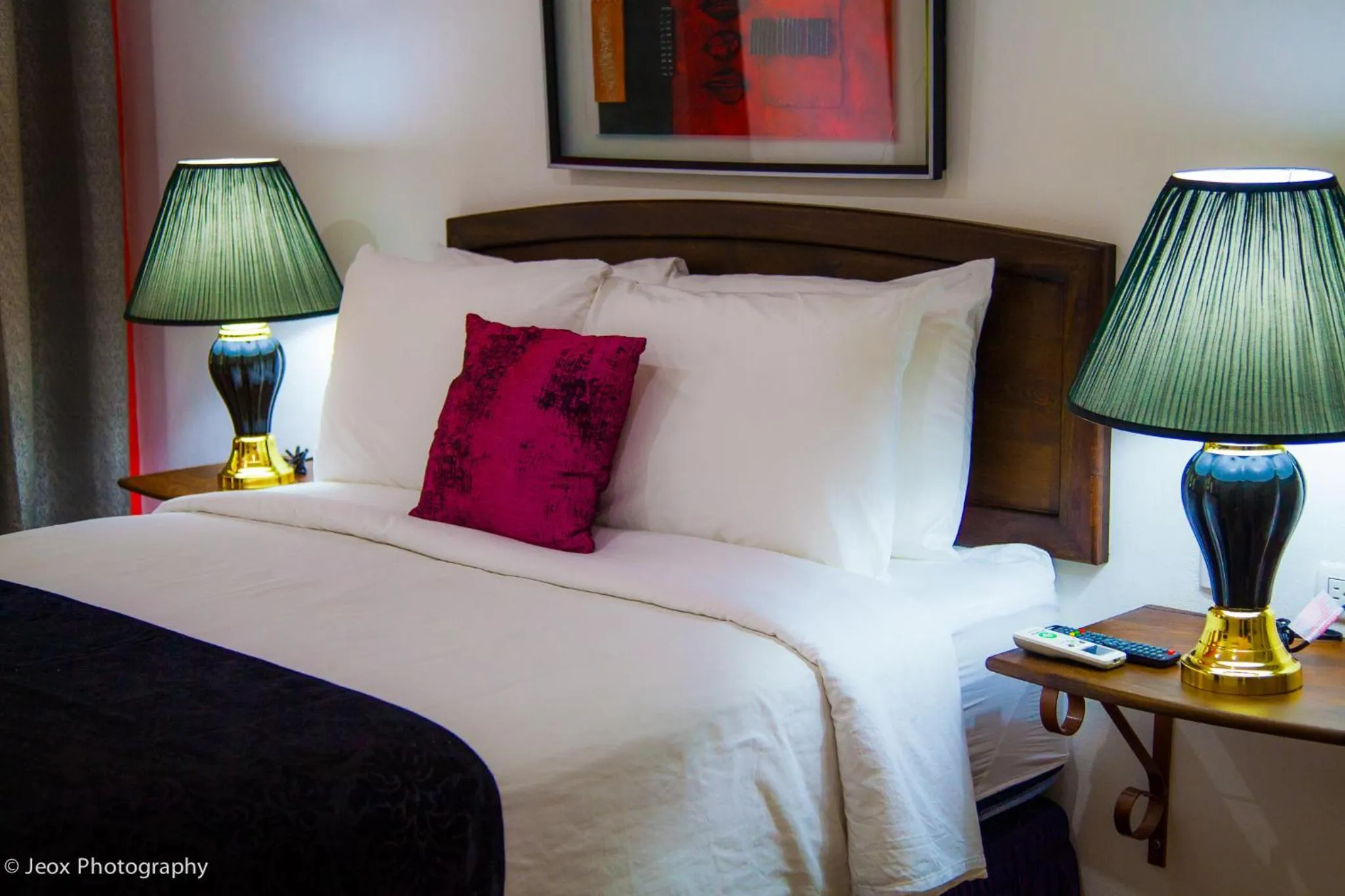 Decorative detail, Bed in Hotel Ciudad Blanca