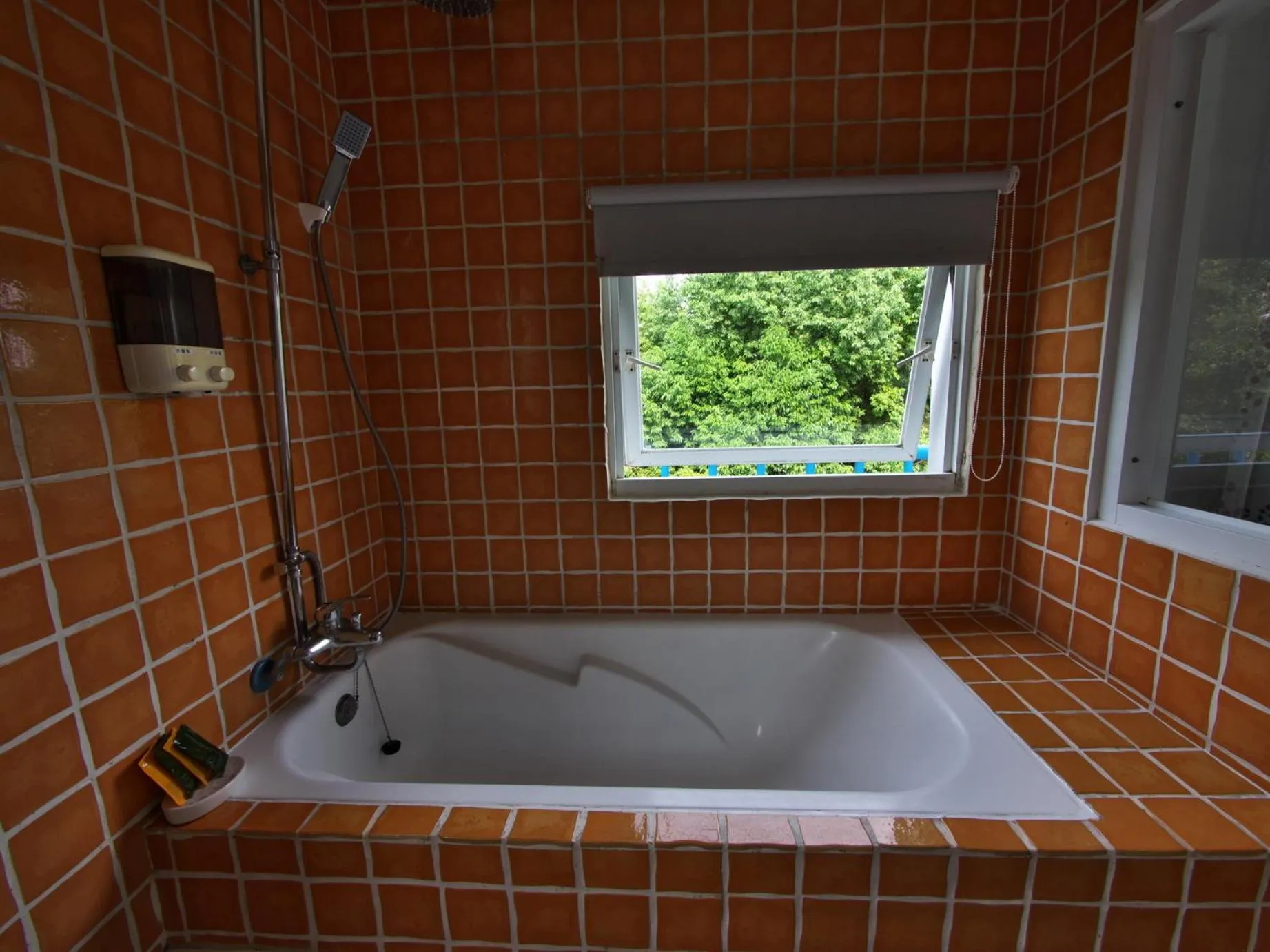 Bathroom in Oia Cafe B&B