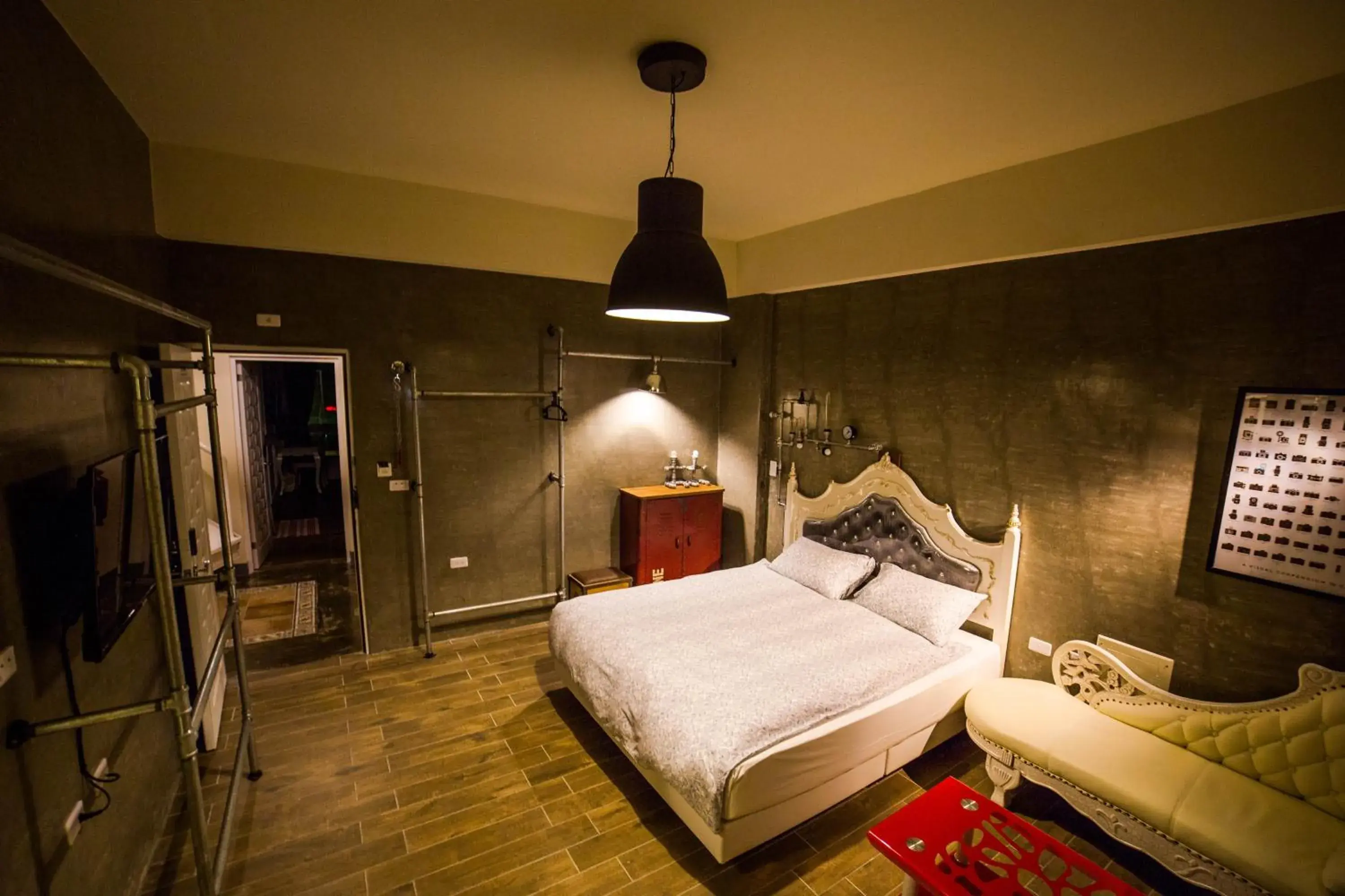 Bed in Oia Cafe B&B Bed in Oia Cafe B&B