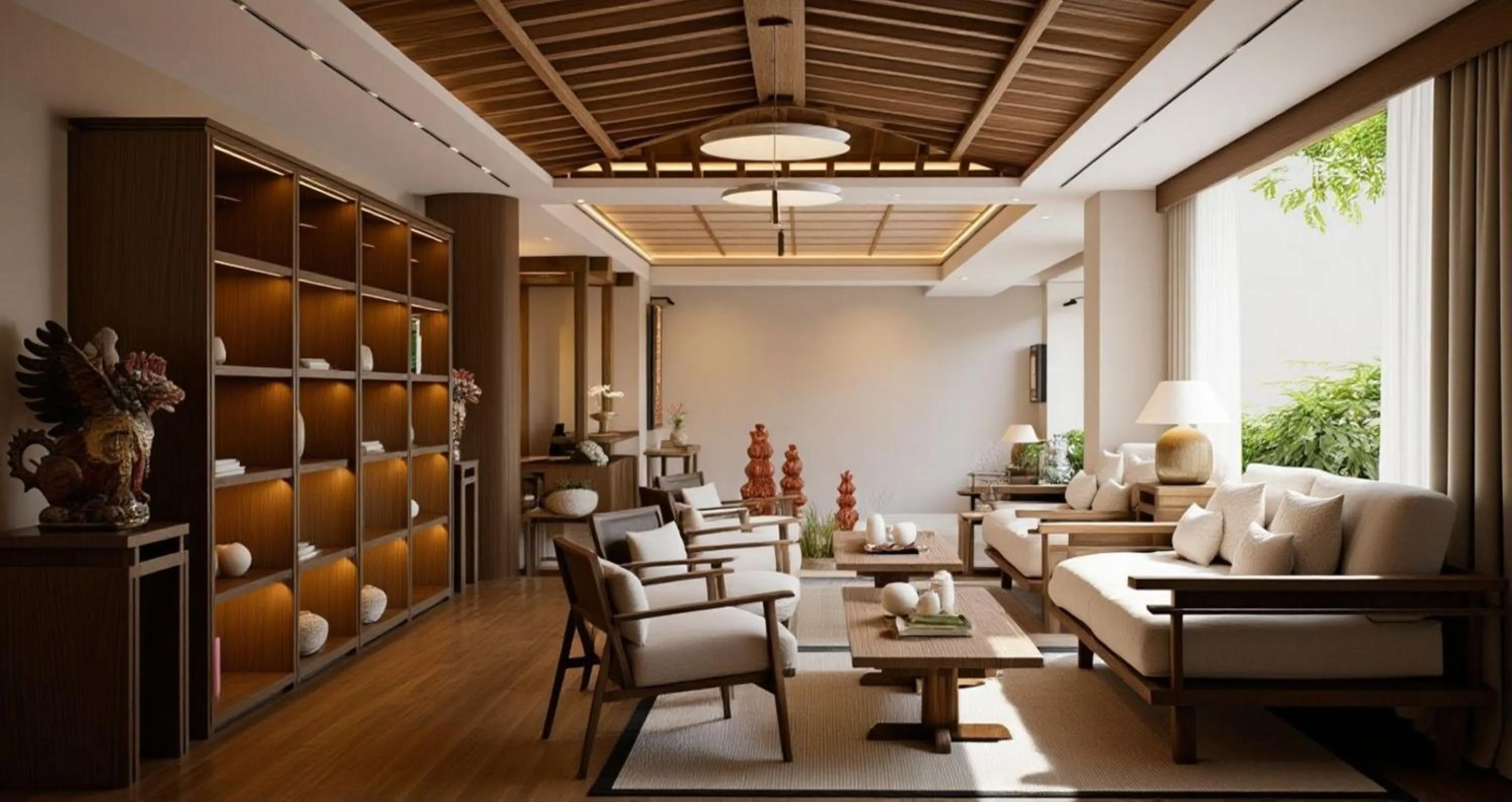 Lobby or reception in Anumana Ubud Hotel