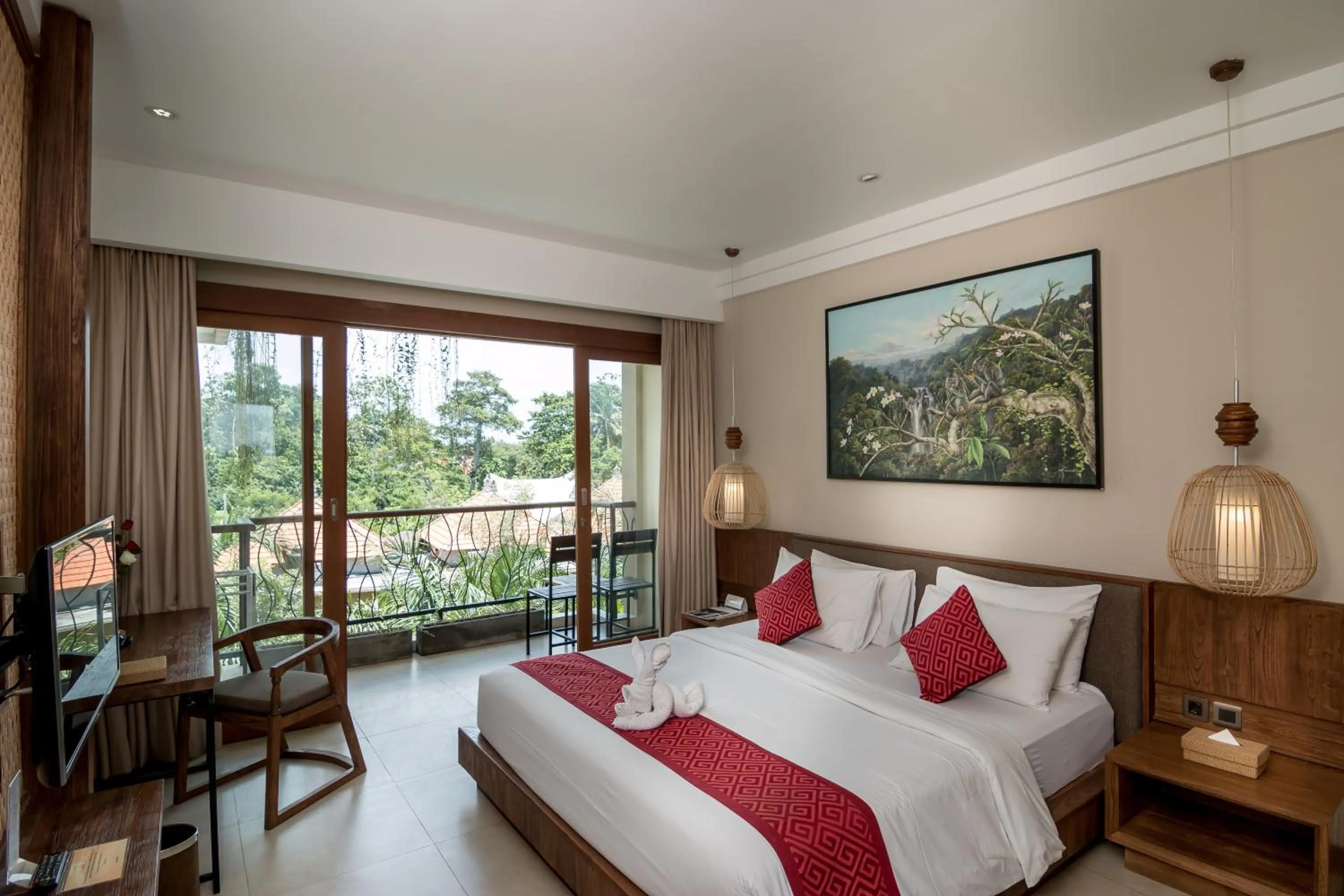 Guests, Bed in Anumana Ubud Hotel