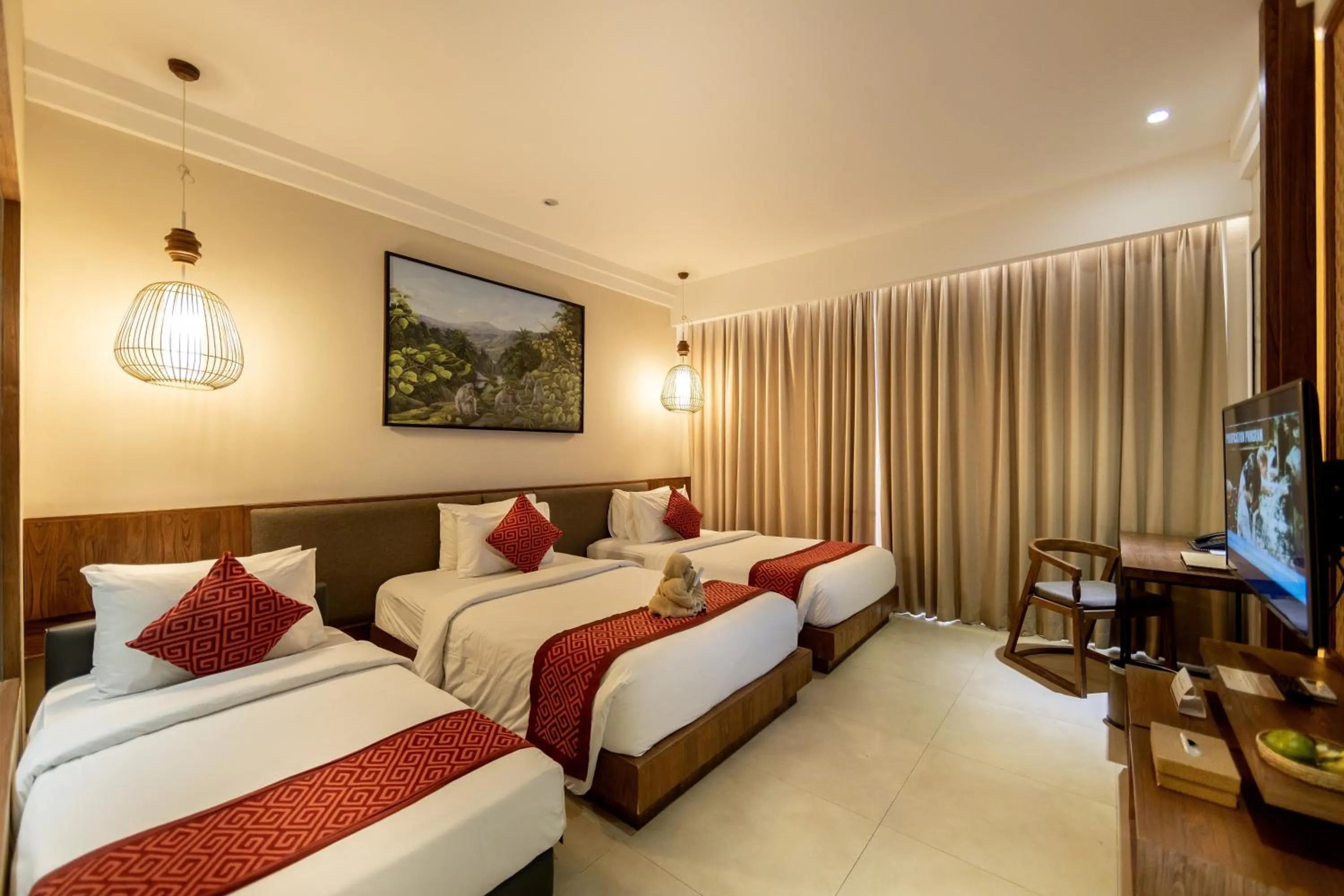 Bedroom, Bed in Anumana Ubud Hotel