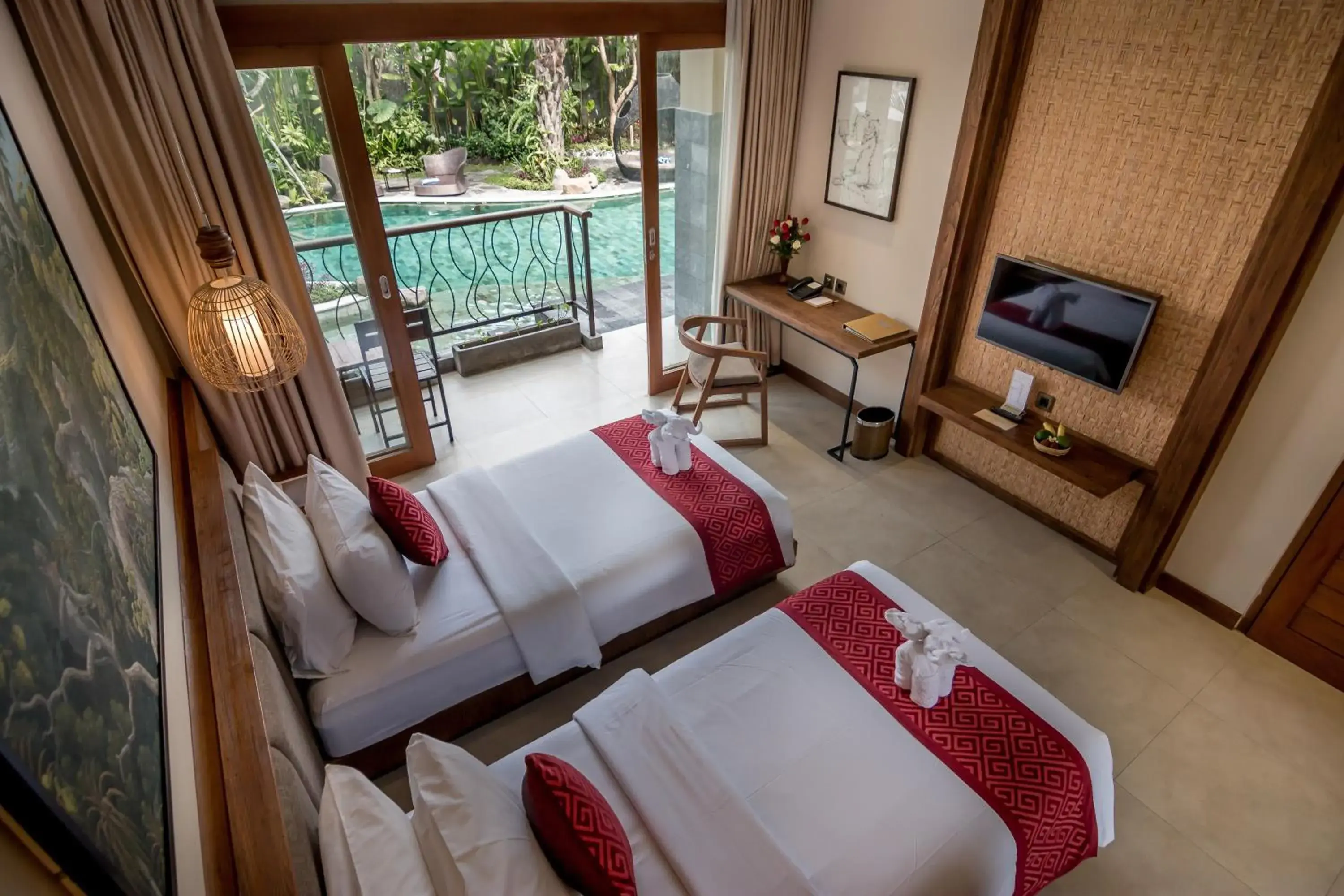 Bedroom, Bed in Anumana Ubud Hotel Bedroom, Bed in Anumana Ubud Hotel