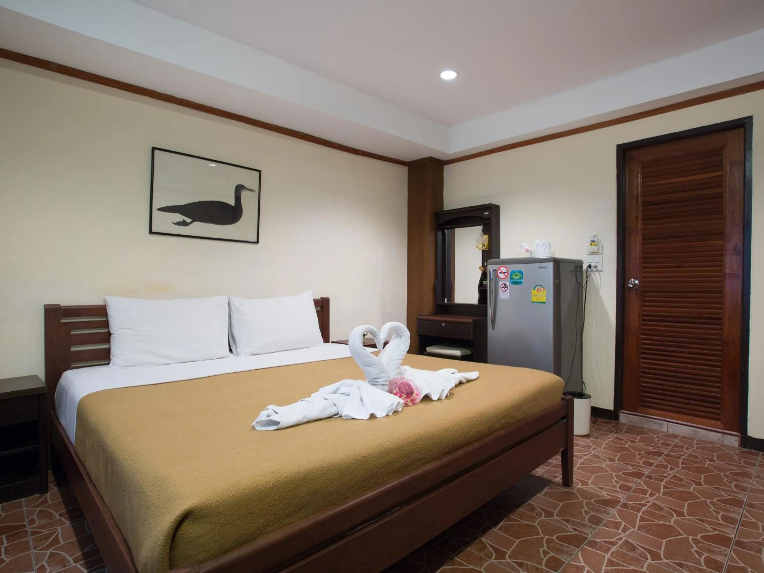 Bed in Stefan's Guesthouse