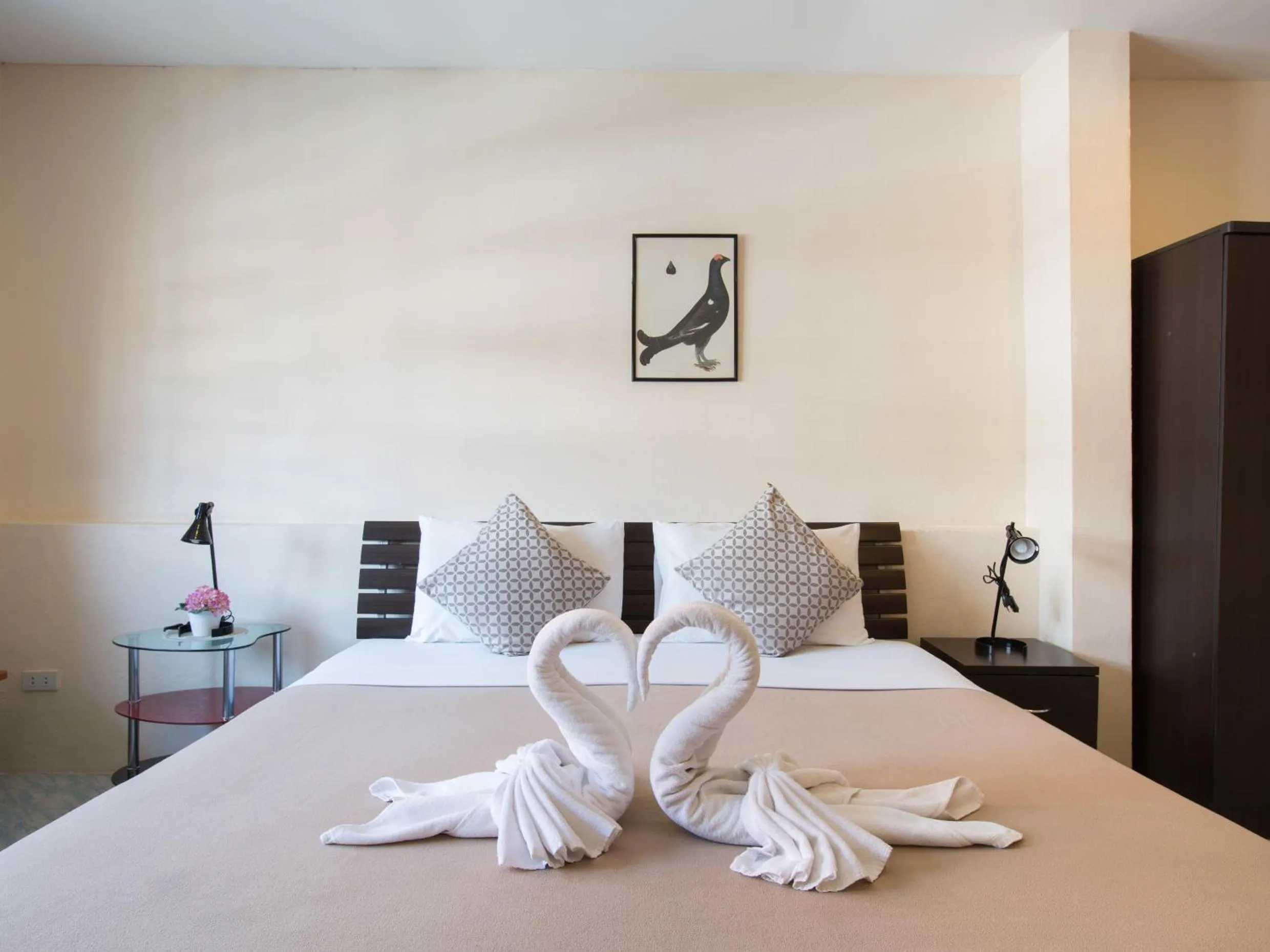 Bed in Stefan's Guesthouse