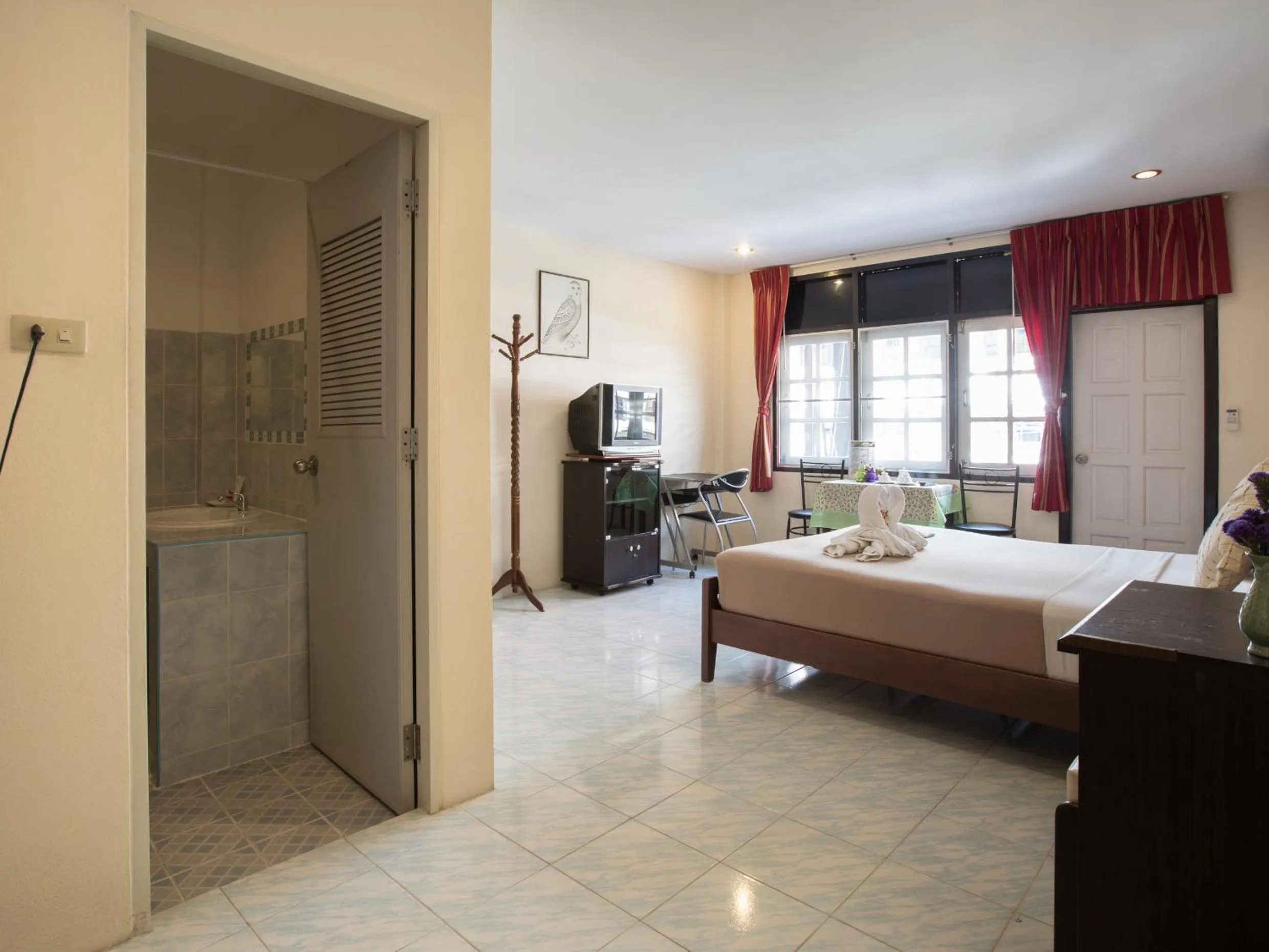 Bed in Stefan's Guesthouse