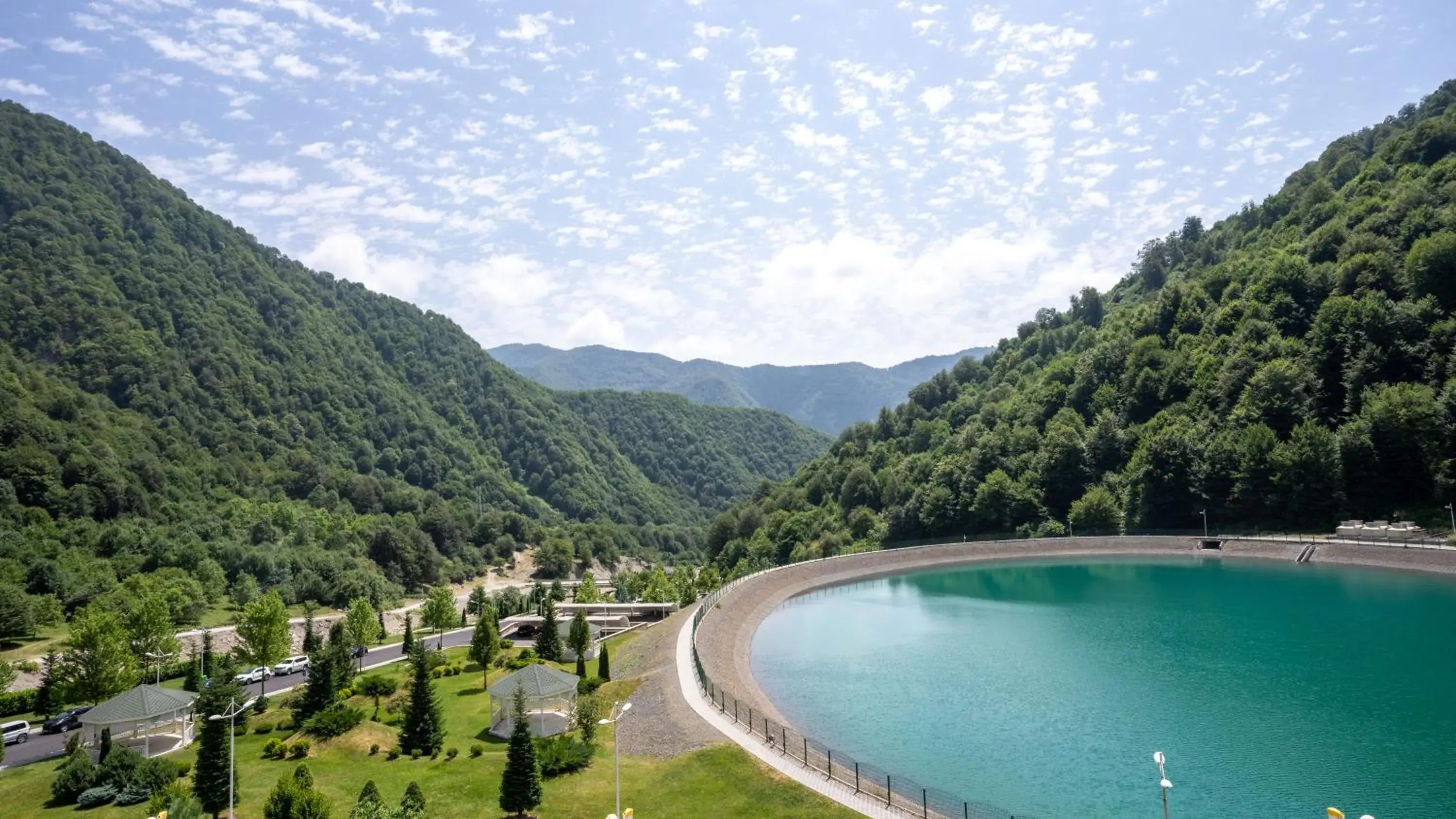 Lake view in Qafqaz Tufandag Mountain Resort Hotel Lake view in Qafqaz Tufandag Mountain Resort Hotel