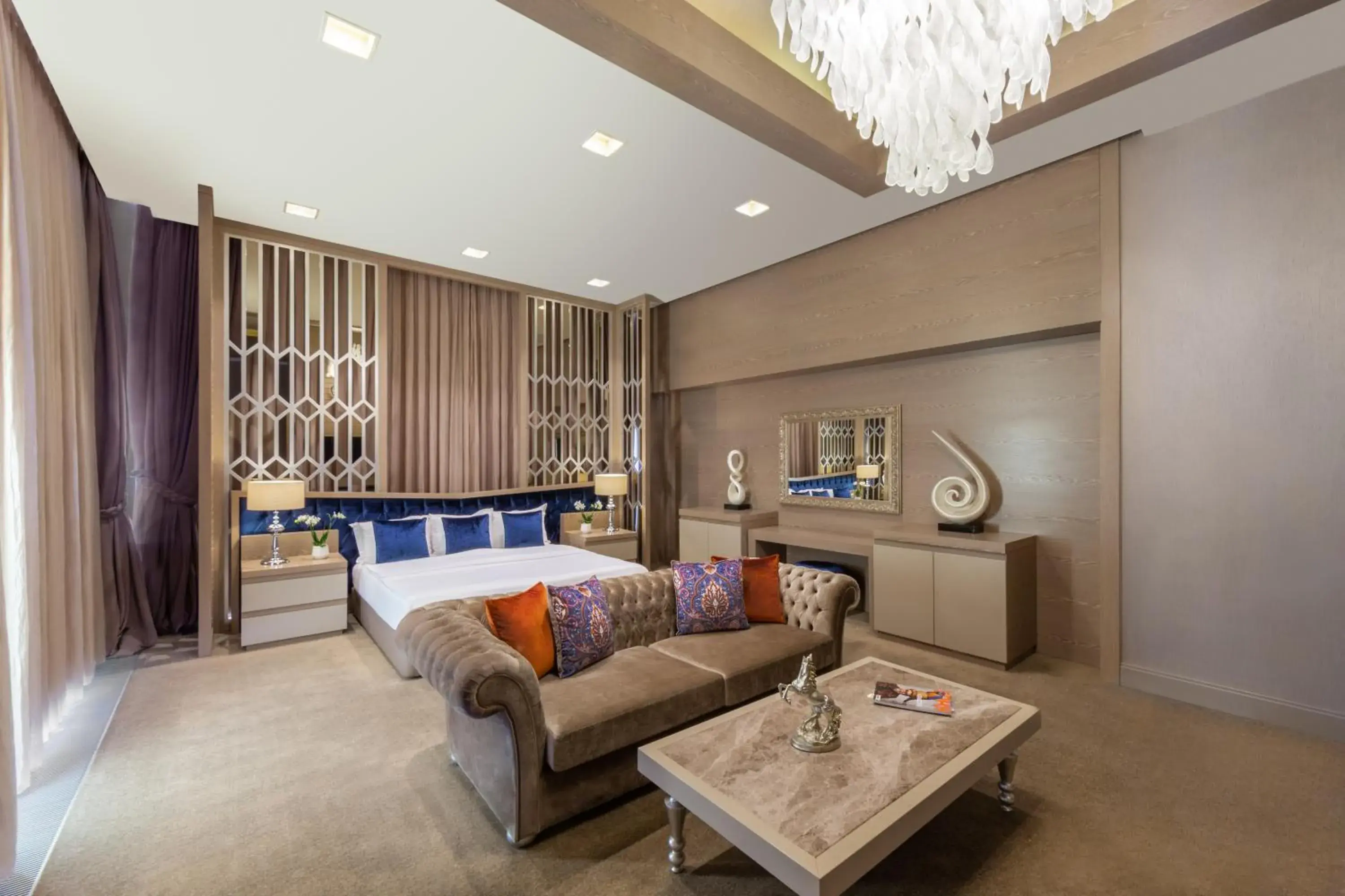 Living room, Bed in Qafqaz Tufandag Mountain Resort Hotel Living room, Bed in Qafqaz Tufandag Mountain Resort Hotel