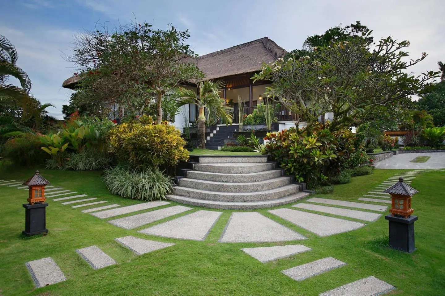 Facade/entrance in Villa L'Orange Bali