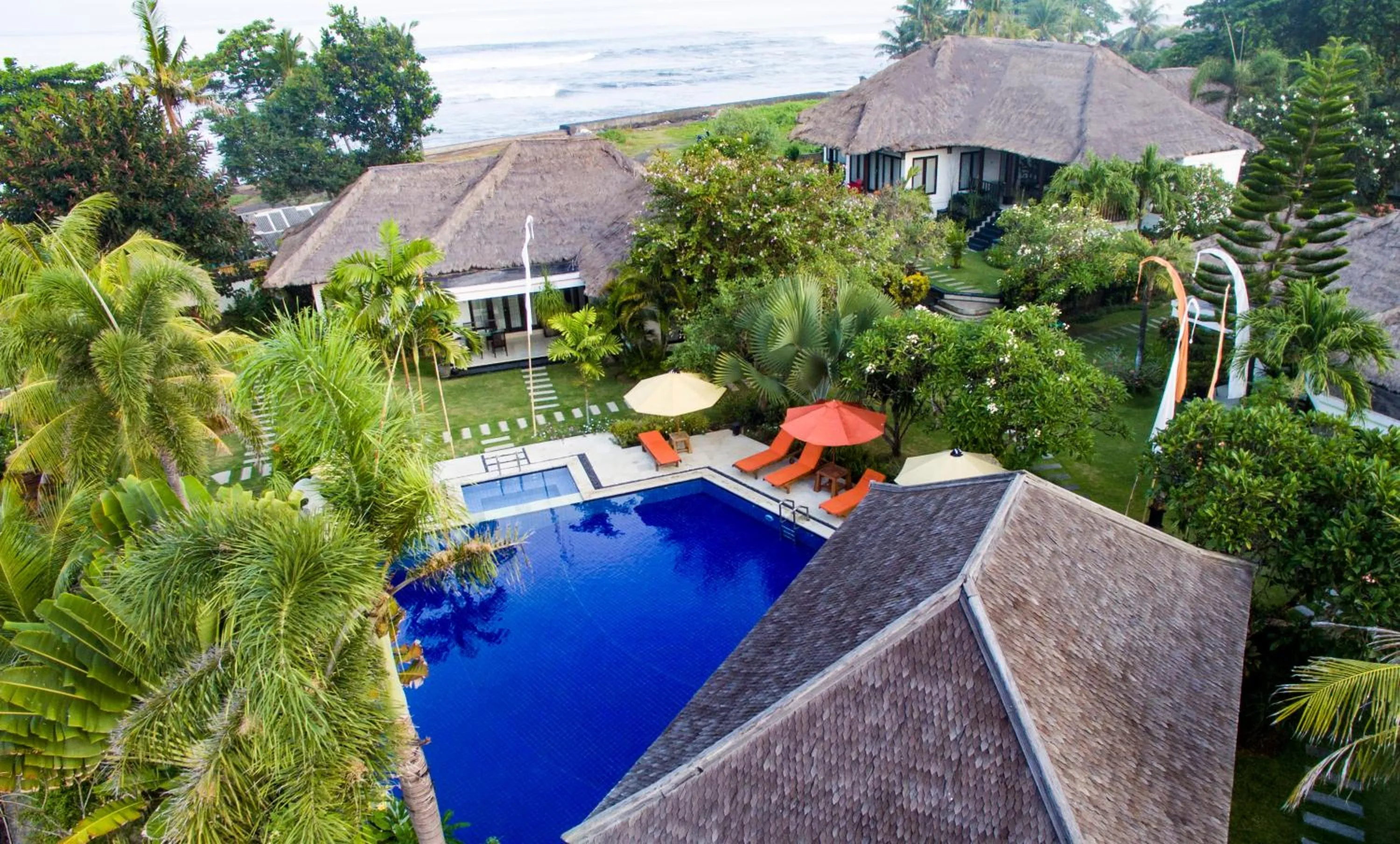 Bird's eye view in Villa L'Orange Bali