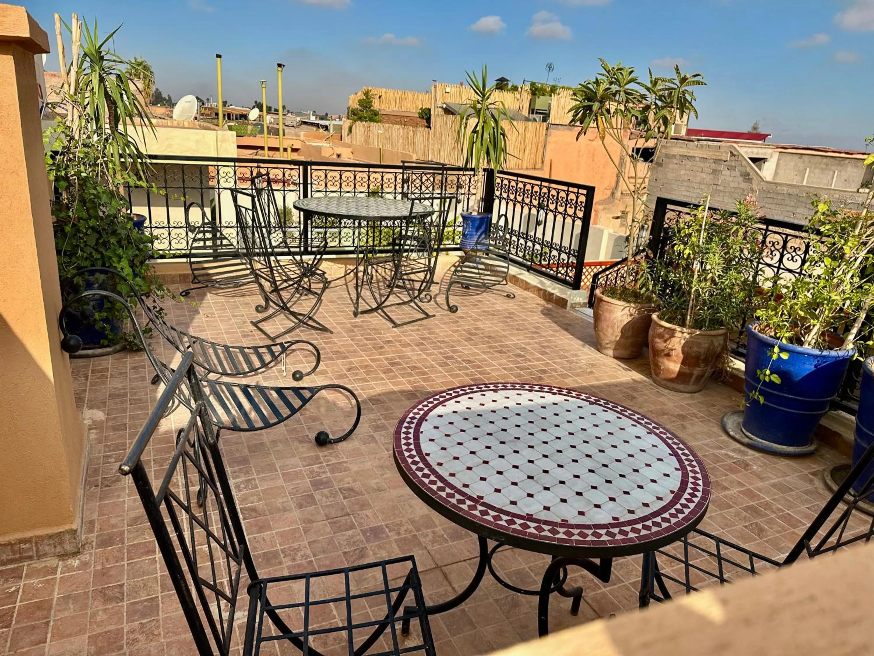 Patio in Riad Rose Mati
