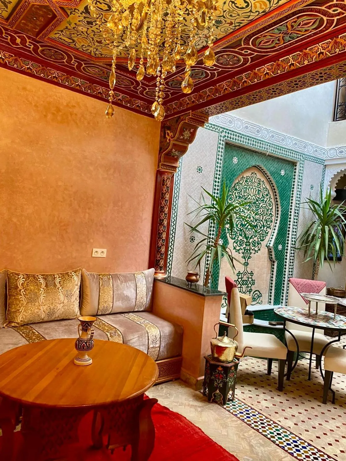 Living room in Riad Rose Mati