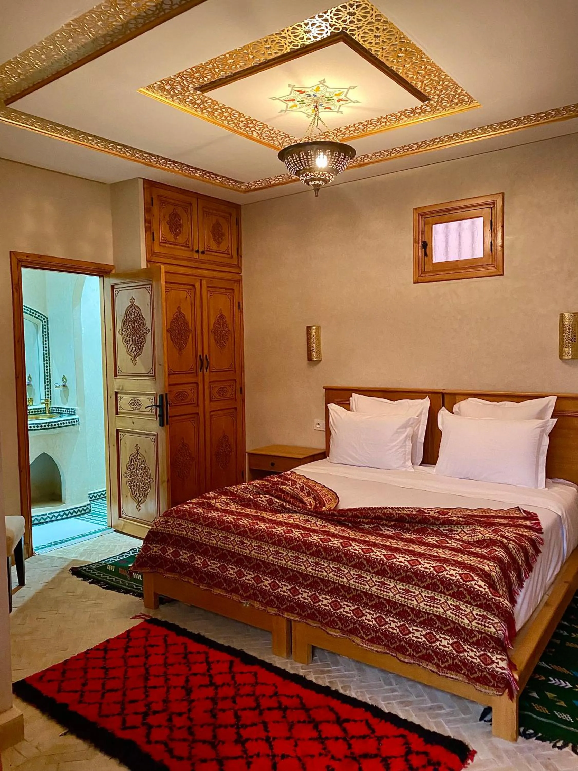 Photo of the whole room, Bed in Riad Rose Mati