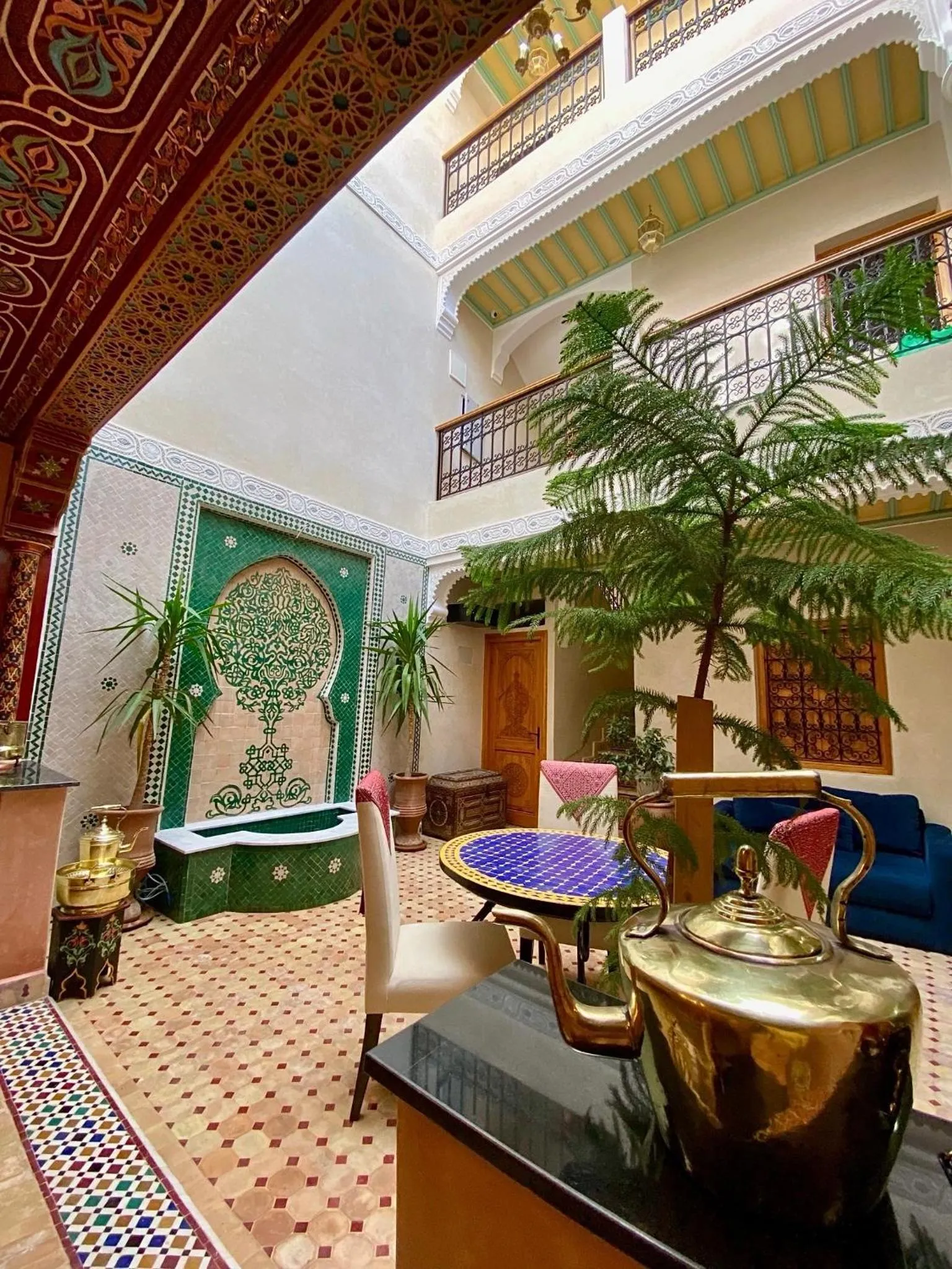 Patio in Riad Rose Mati