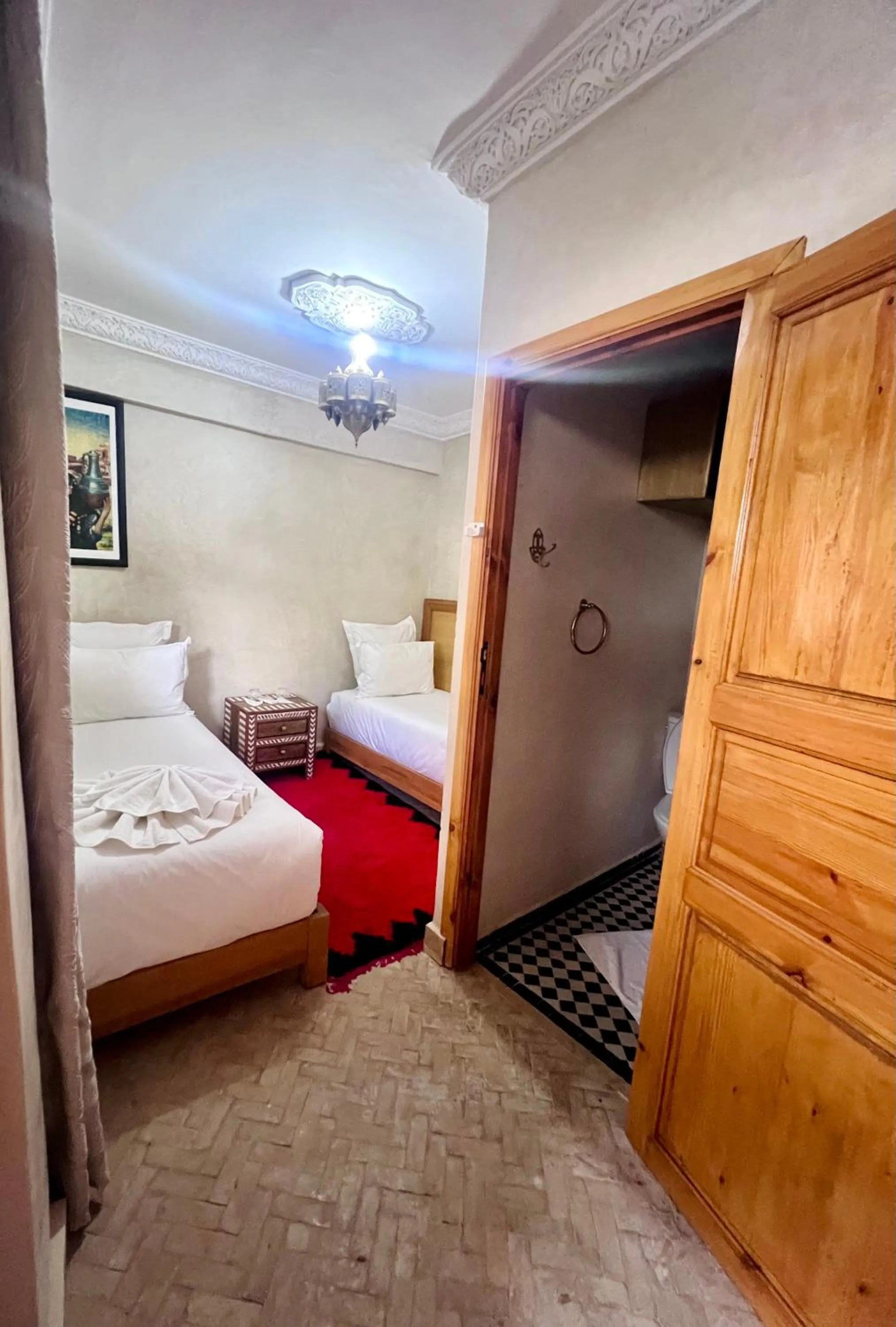 Photo of the whole room, Bed in Riad Rose Mati