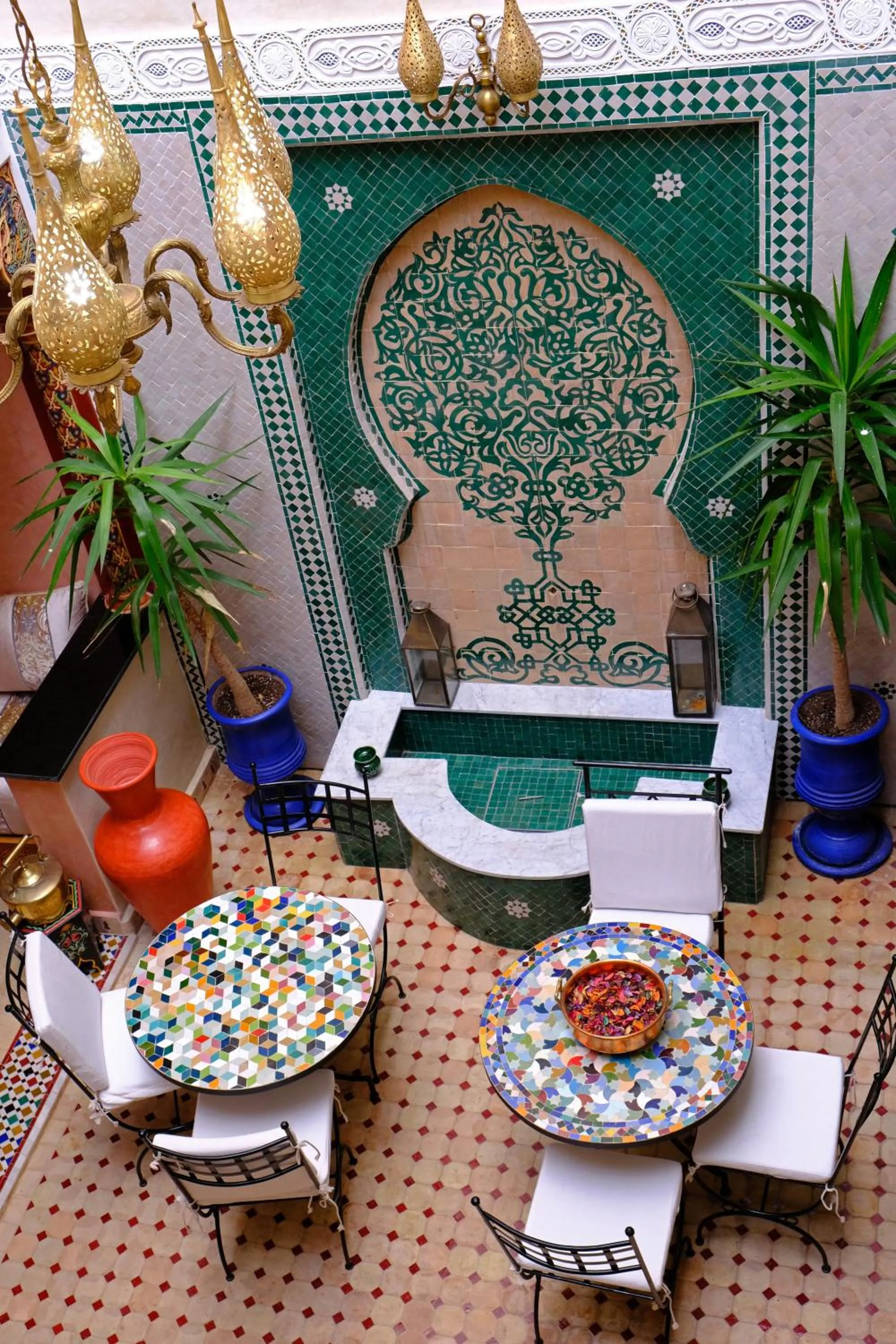 Patio in Riad Rose Mati